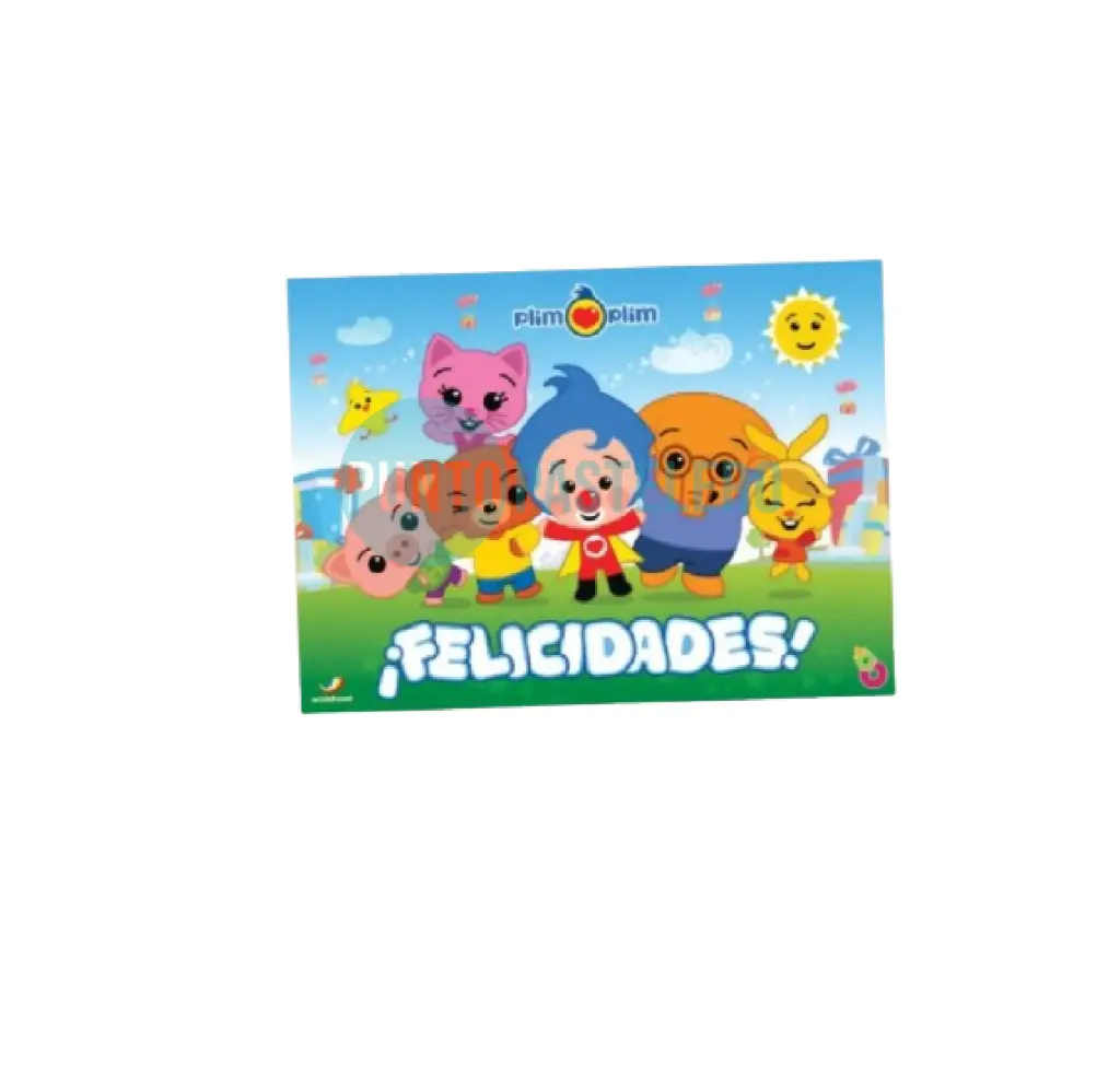 AFICHE FELICIDADES PLIM PLIM