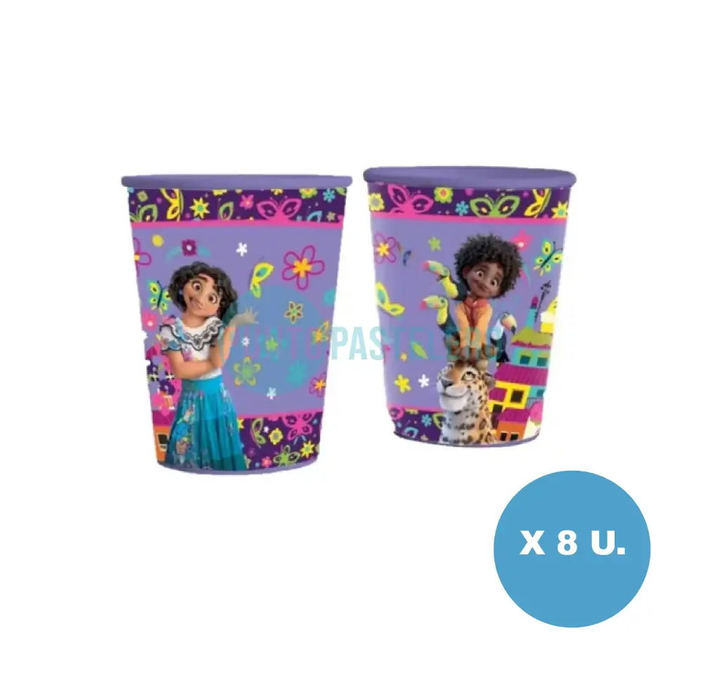 VASO POLIPAPEL ENCANTO (8 U.)