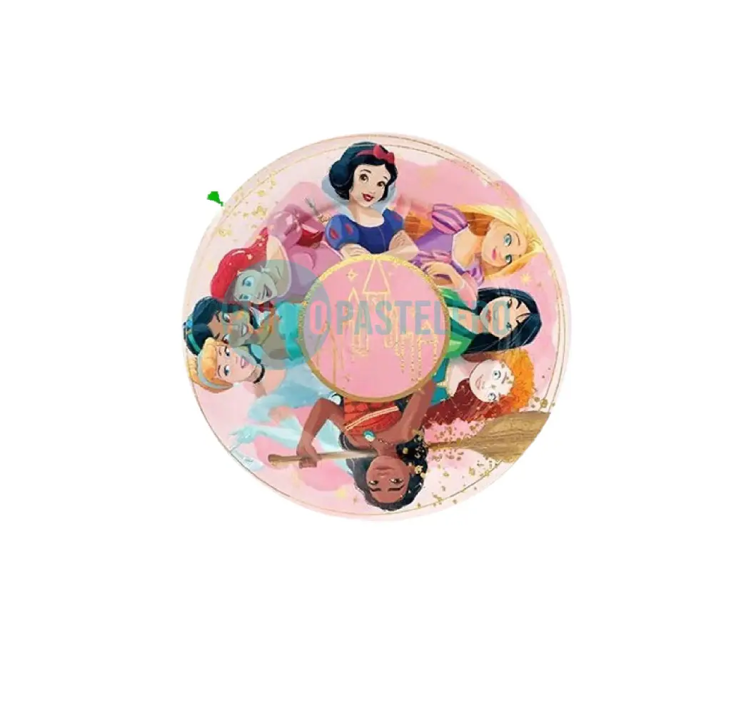 PLATO POLIPAPEL PRINCESAS DISNEY (8 U.)