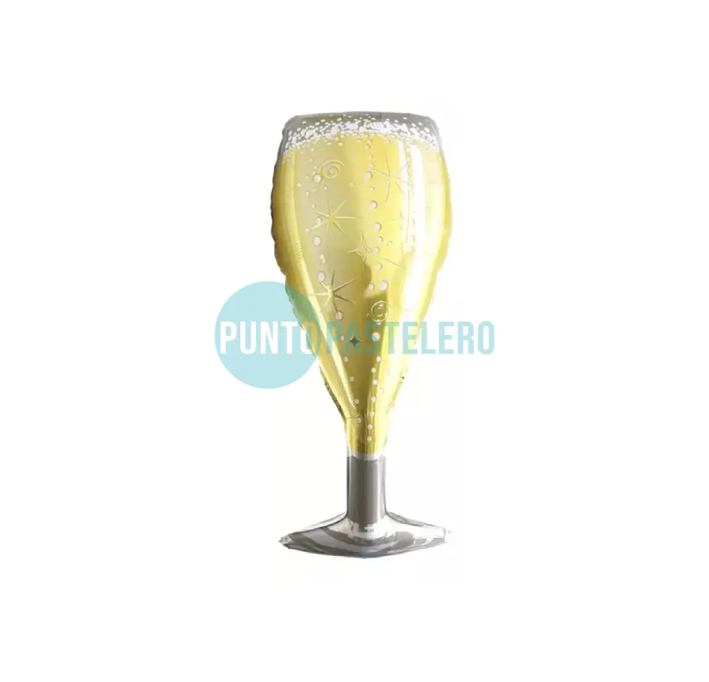 GLOBO METALIZADO COPA DE CHAMPAGNE 36" [20-3]