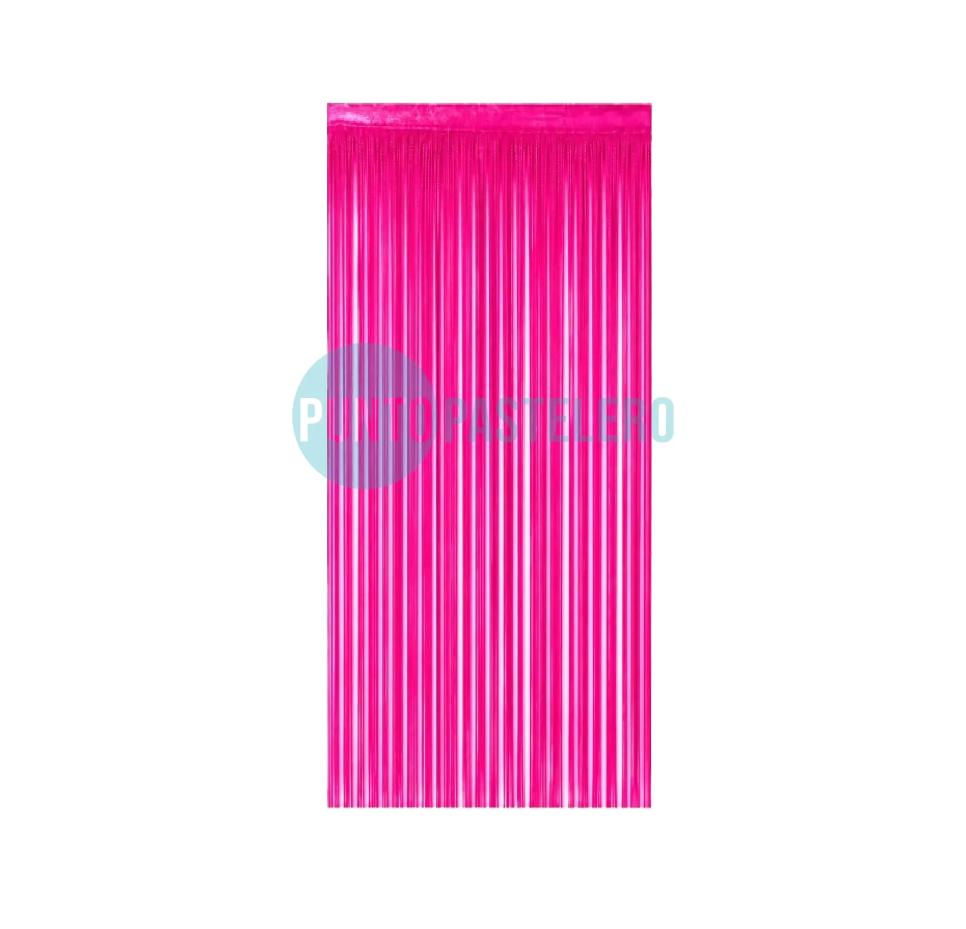 CORTINA FUCSIA FLUO FOIL FRINGE (1 X 2 MT.)