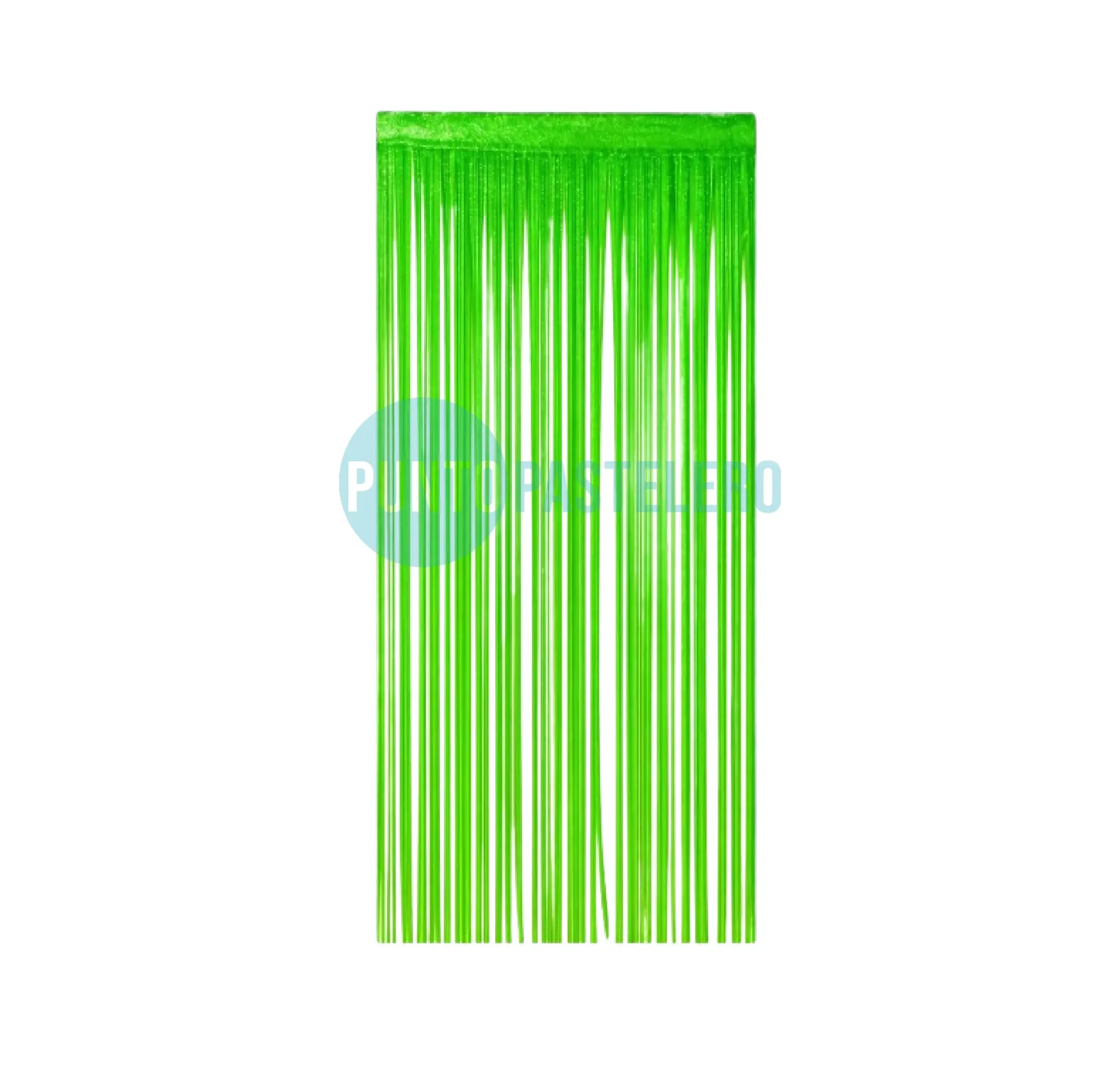 CORTINA VERDE FLUO FOIL FRINGE (1 X 2 MT.)