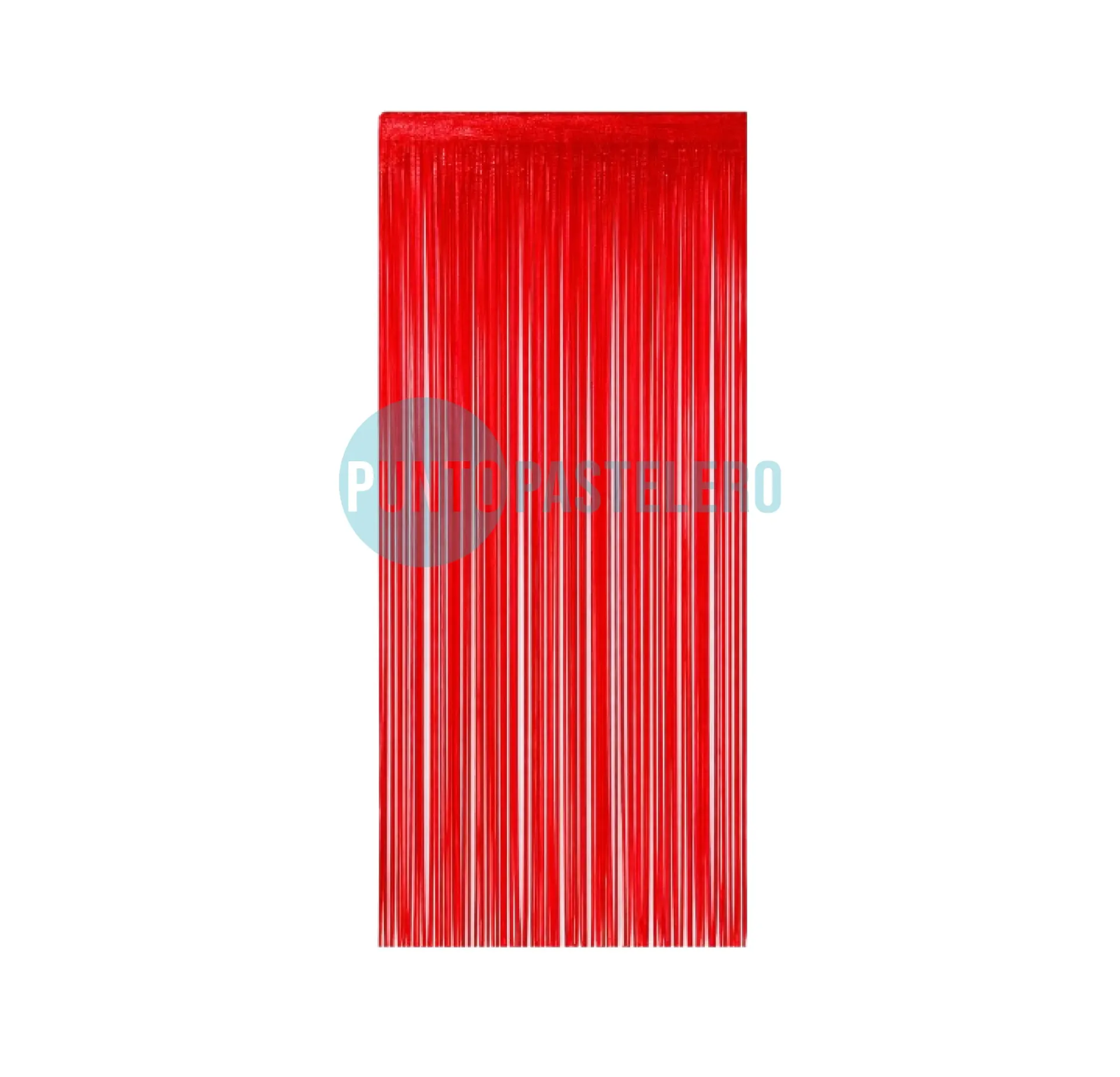 [0068531] CORTINA ROJO FLUO FOIL FRINGE (1 X 2 MT.)