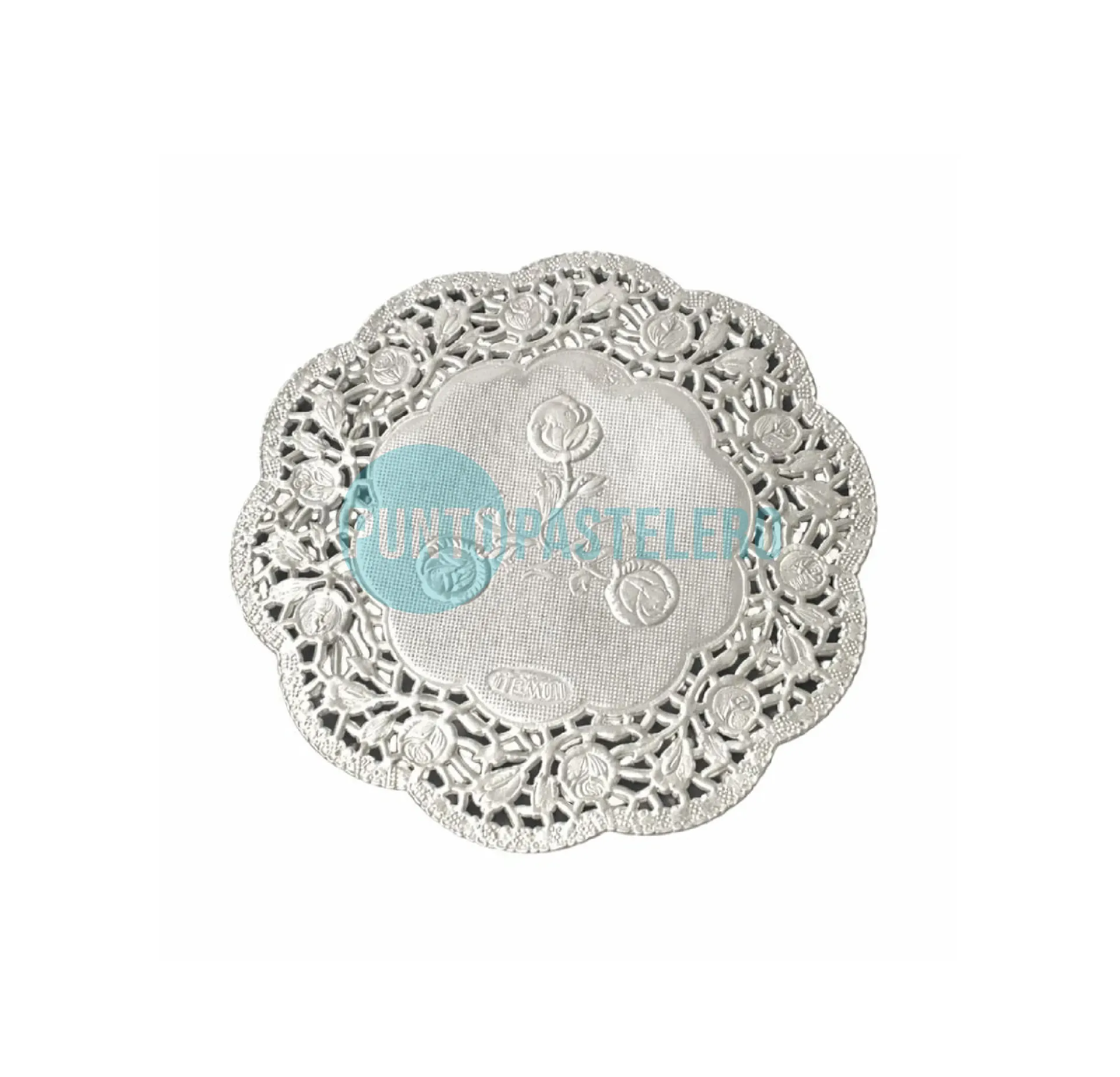 [0078596] BLONDA REDONDA PLATEADA 9 CM (X 50 U.)