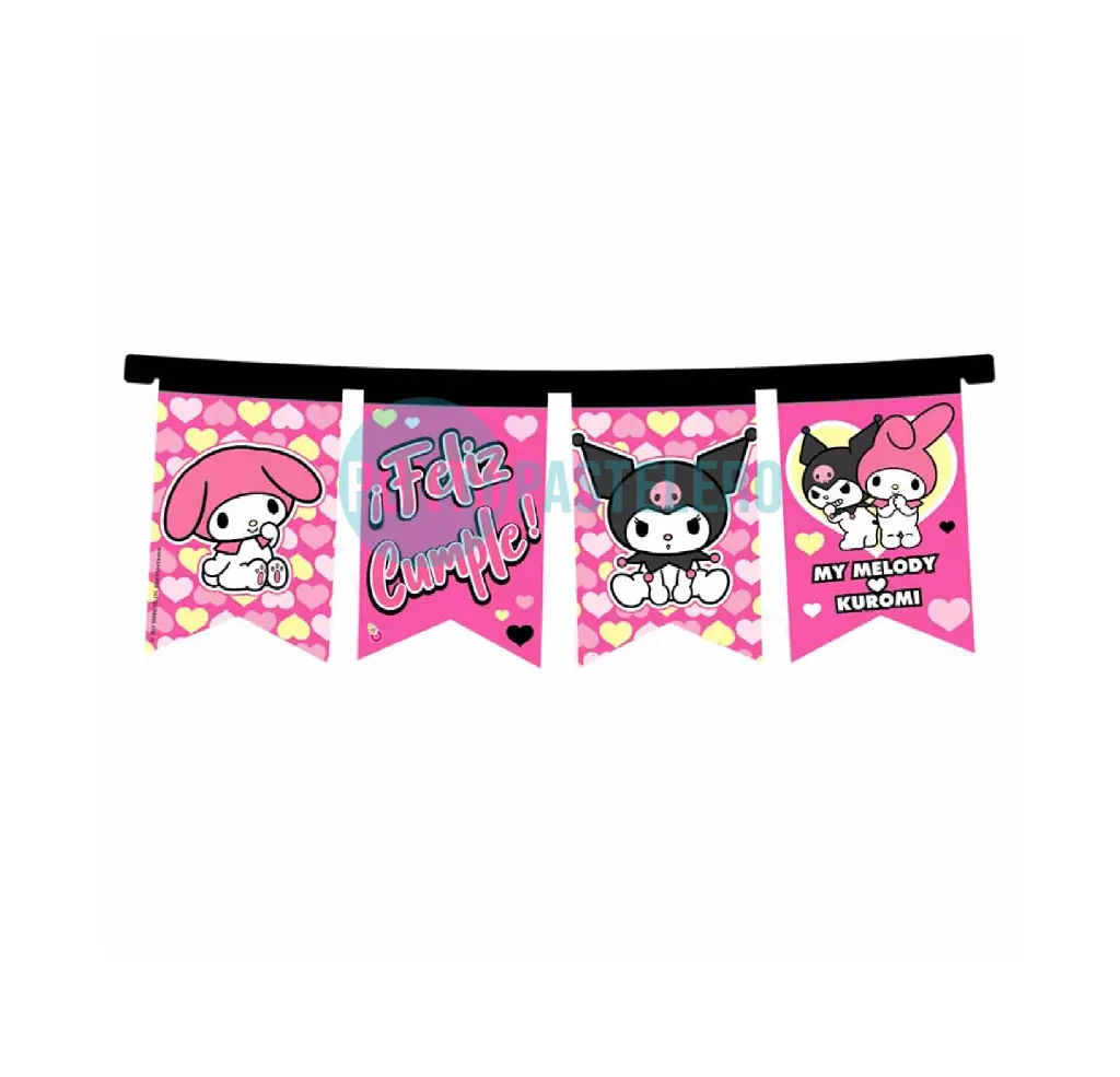 BANDERIN KUROMI Y MELODY