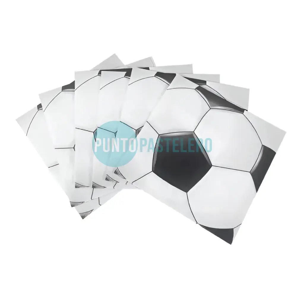 SERVILLETA PELOTA DE FUTBOL PARTY STORE (X 12 U.)