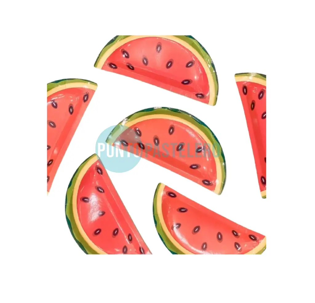 PLATO POLIPAPEL "SANDIA" (6 U.)