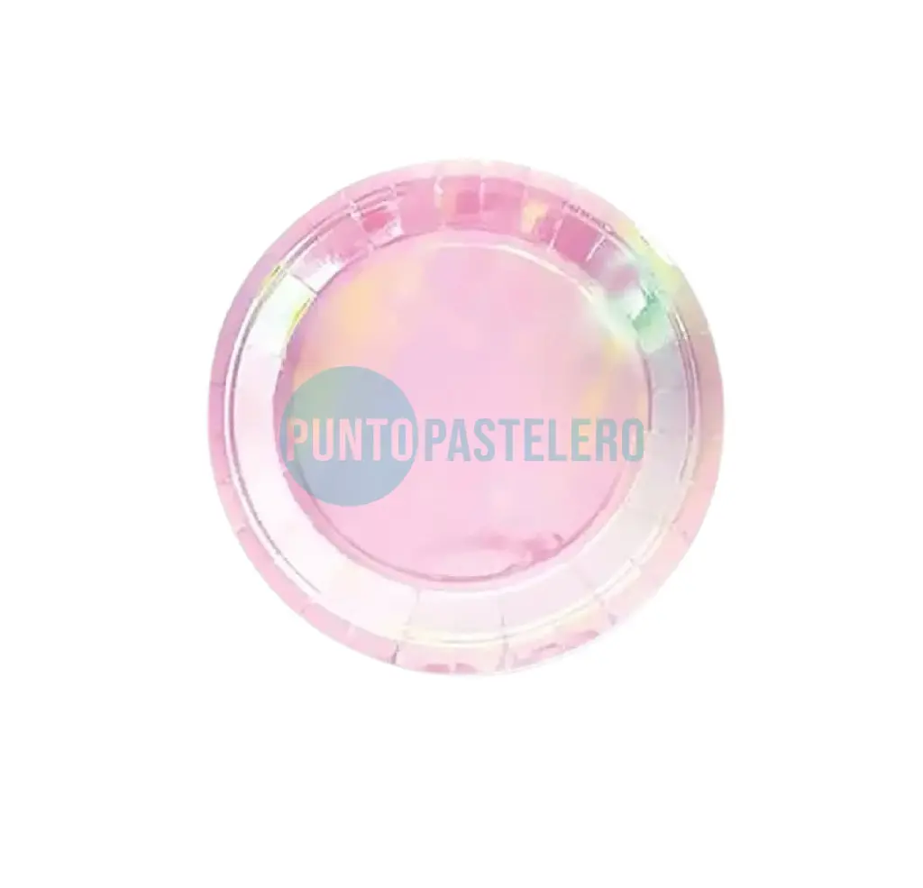 PLATO POLIPAPEL IRIDISCENTE (6 U.)