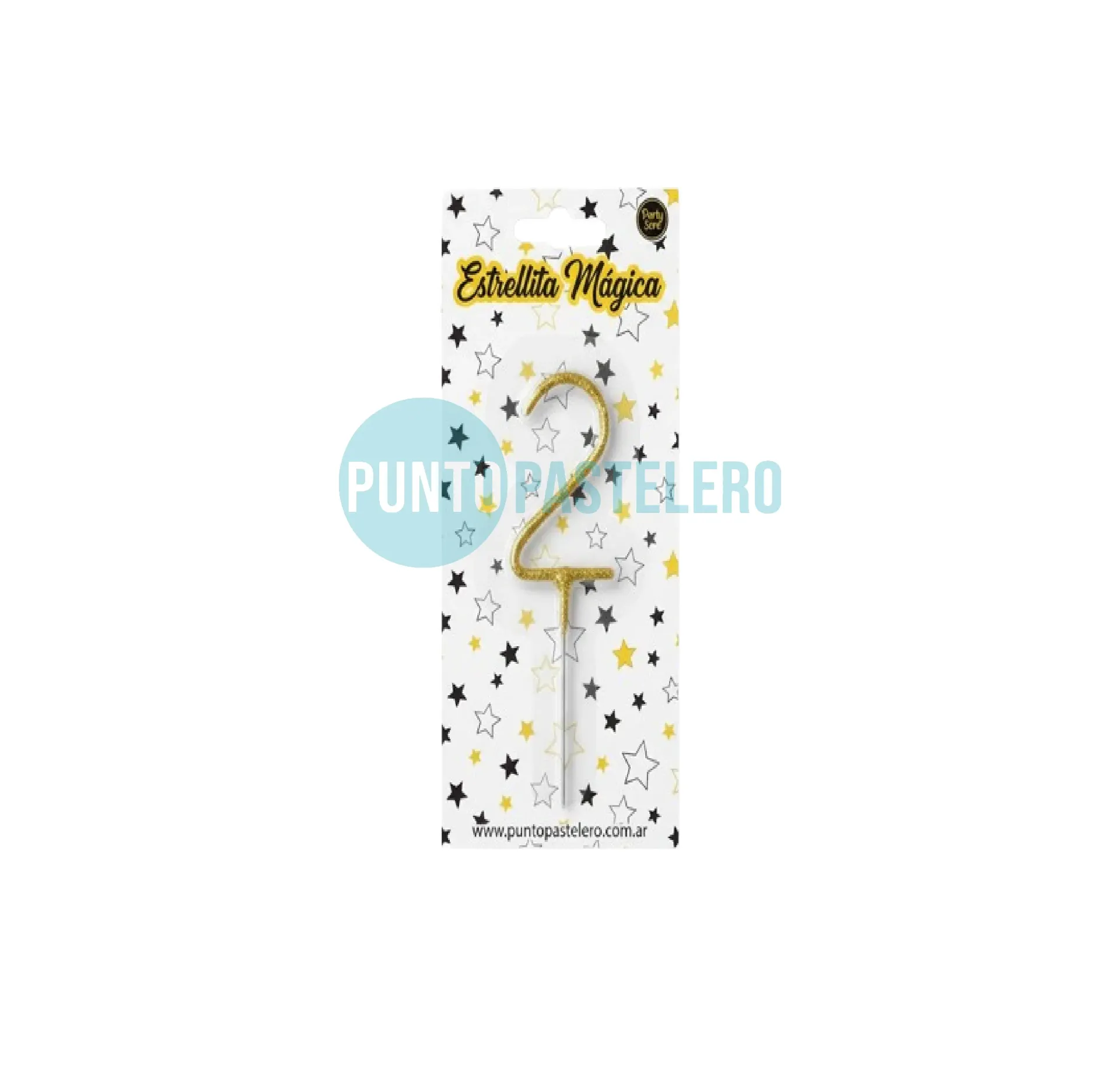 VELA SPARKLER DORADO (N° 2)