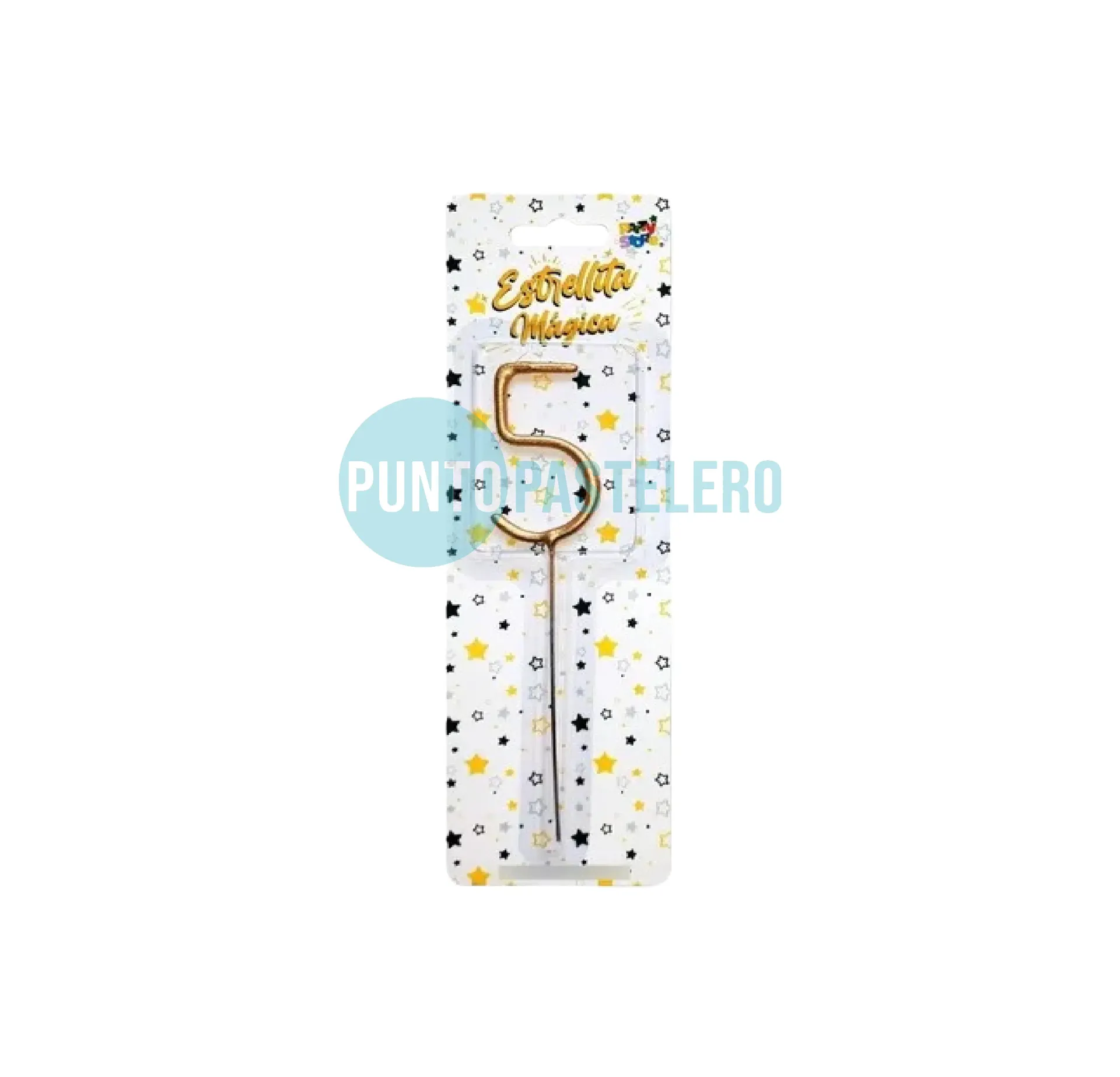 VELA SPARKLER DORADO (N° 5)