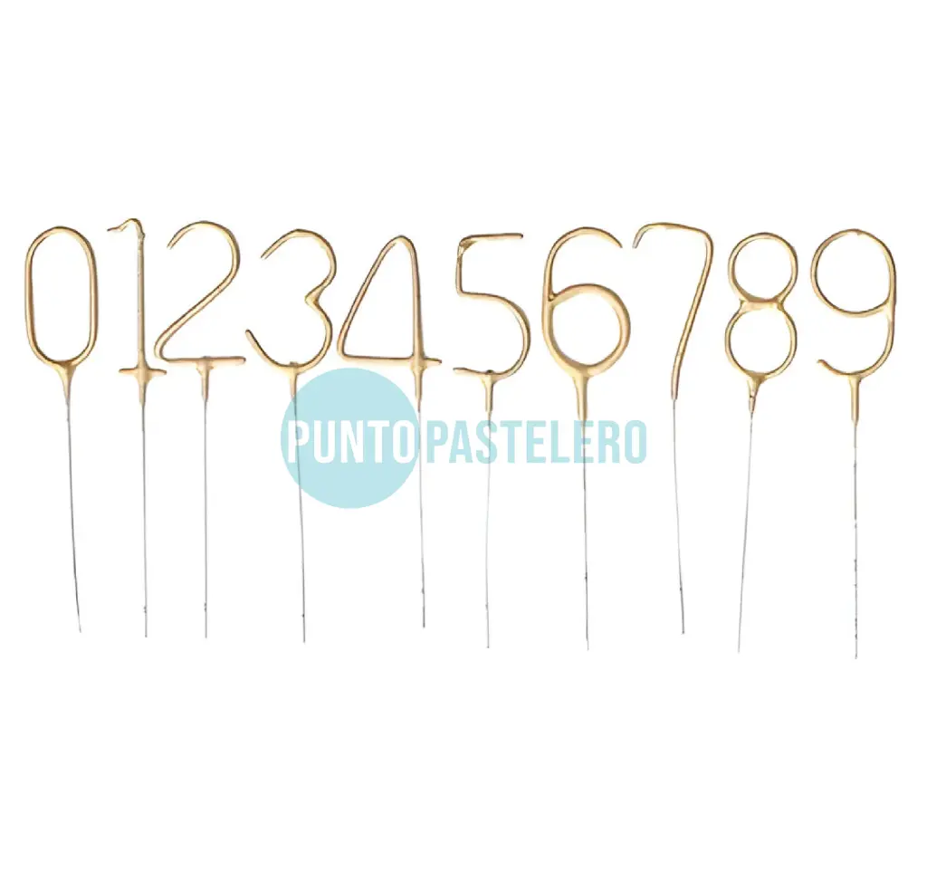 VELA SPARKLER DORADO (N° 8)