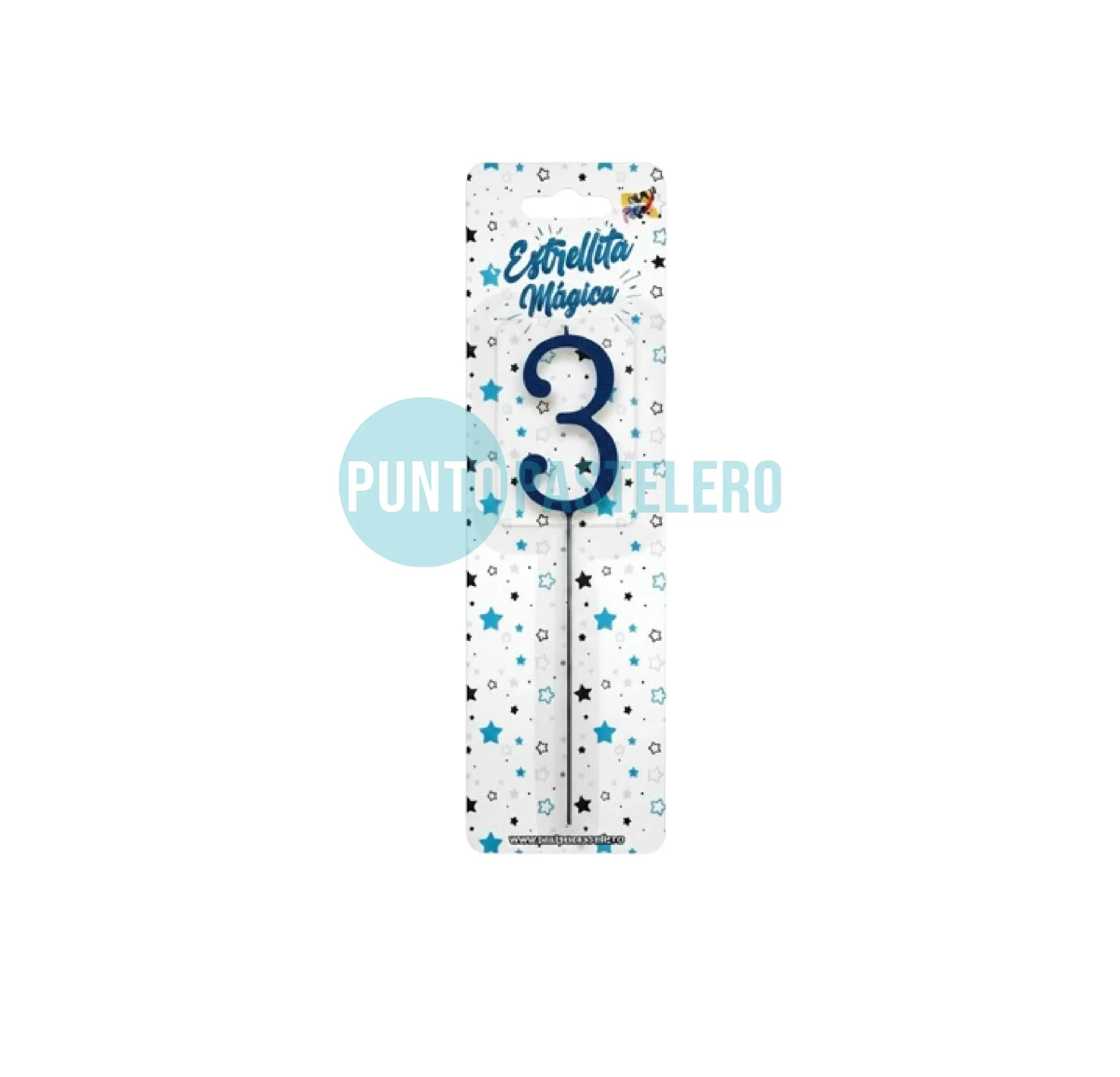 VELA SPARKLER AZUL (N° 3)