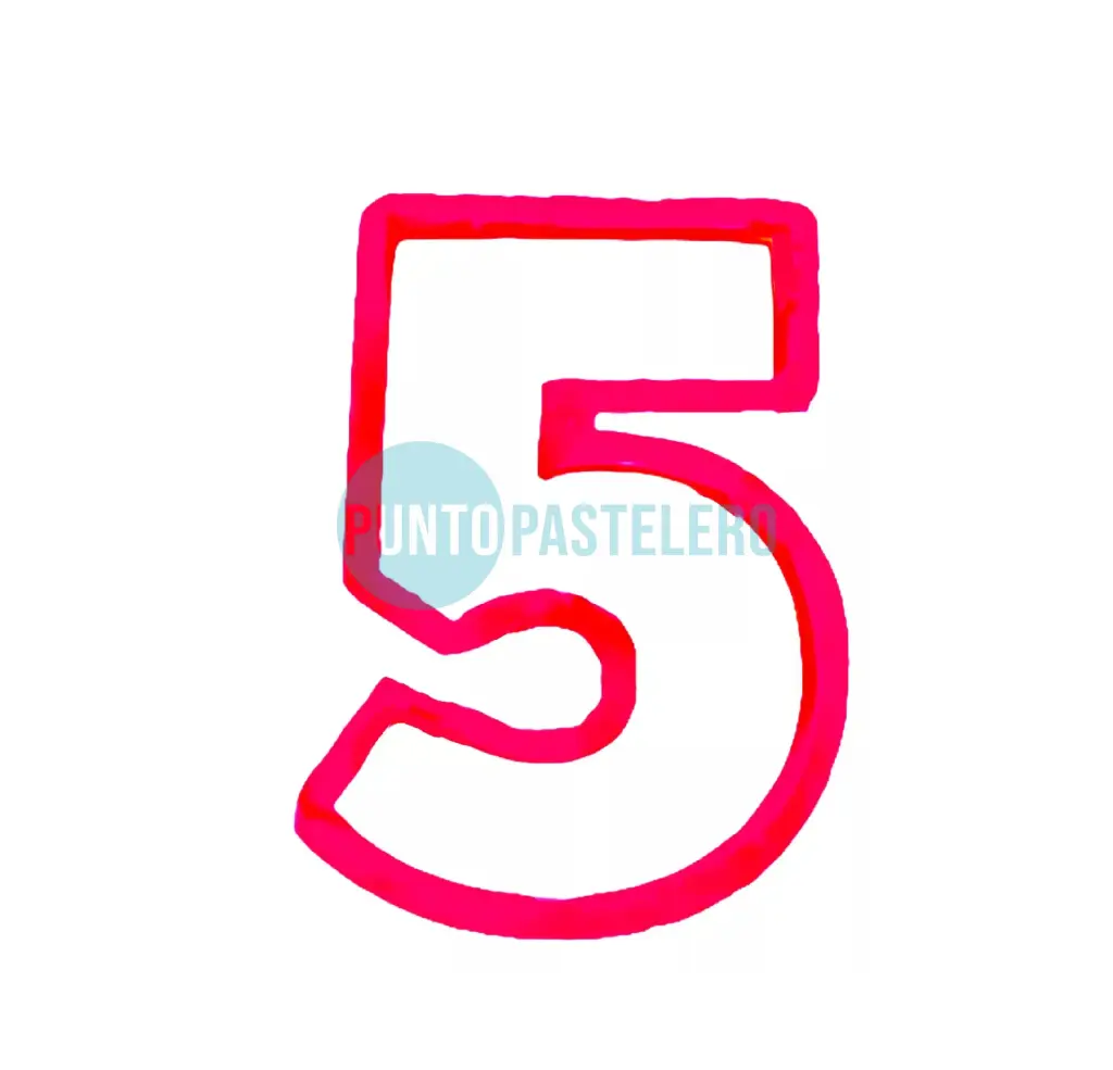 [000000043064] CORTANTE MARCADOR PLASTICO NUMERO 5 [10-1]