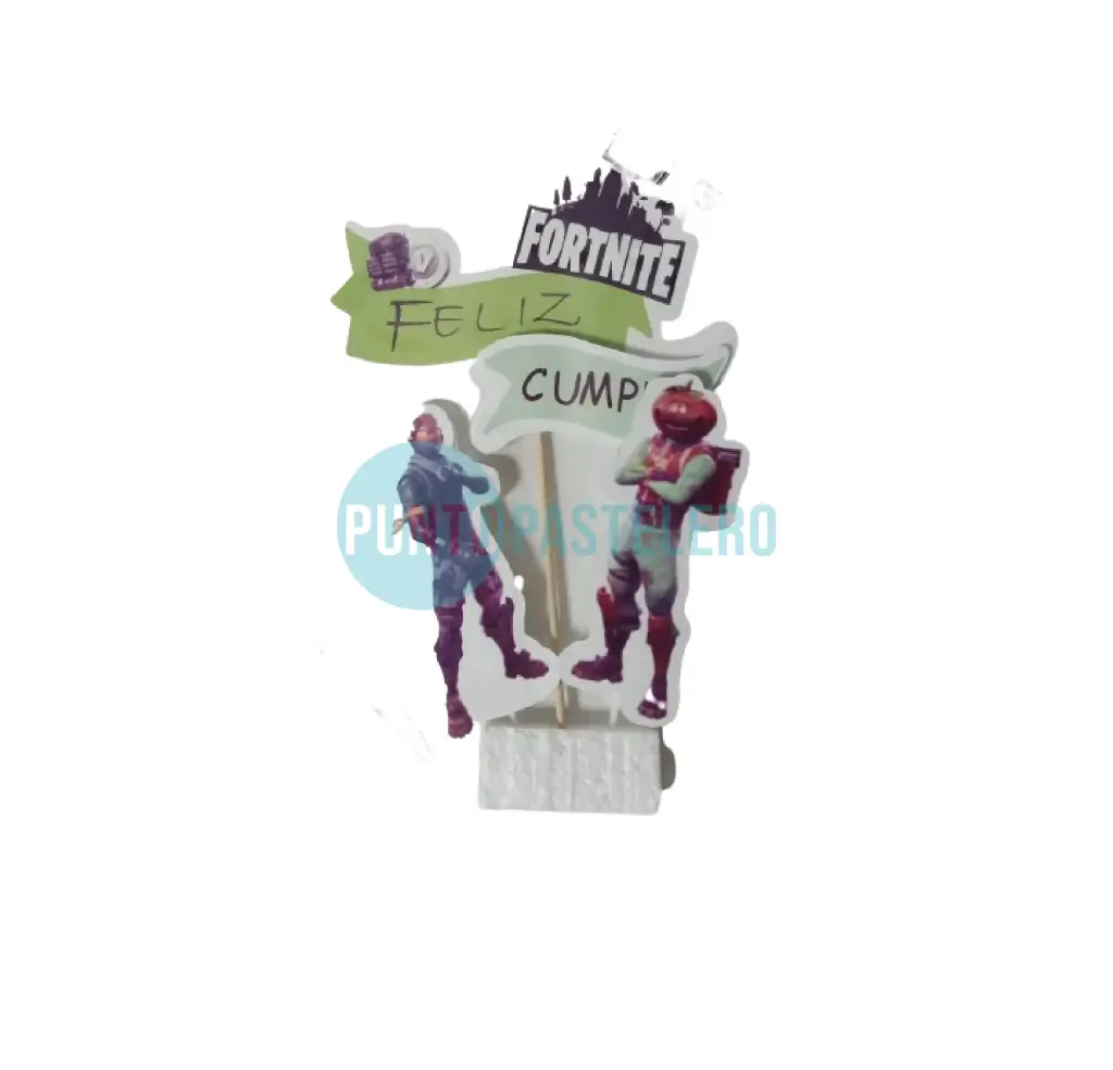 ADORNO SET FELIZ CUMPLE 3D FORTNITE