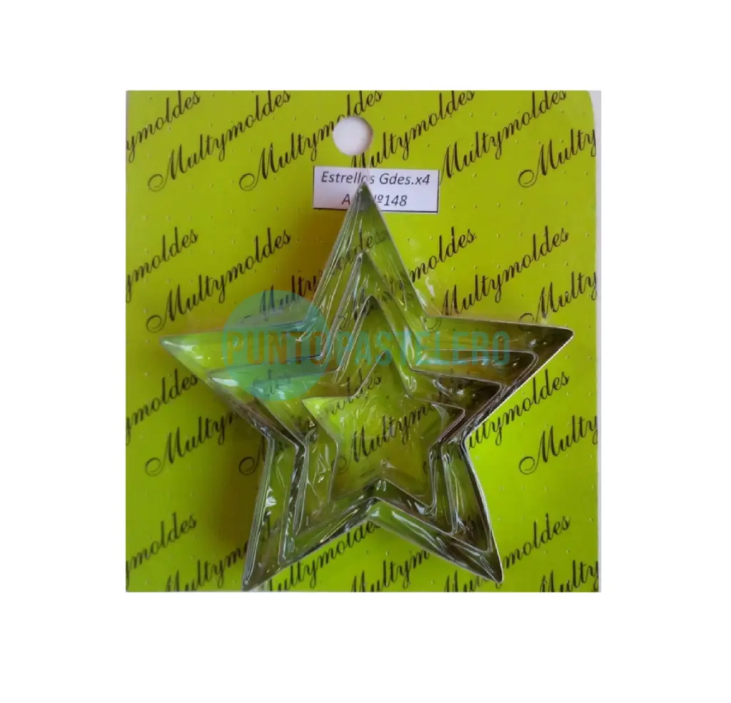 SET CORTANTE MULTY ESTRELLAS GRANDES (4 U.)