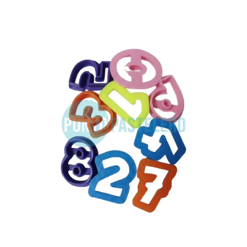 SET MINI CORTANTES 3D NUMEROS (MODELO 2) [10-5]