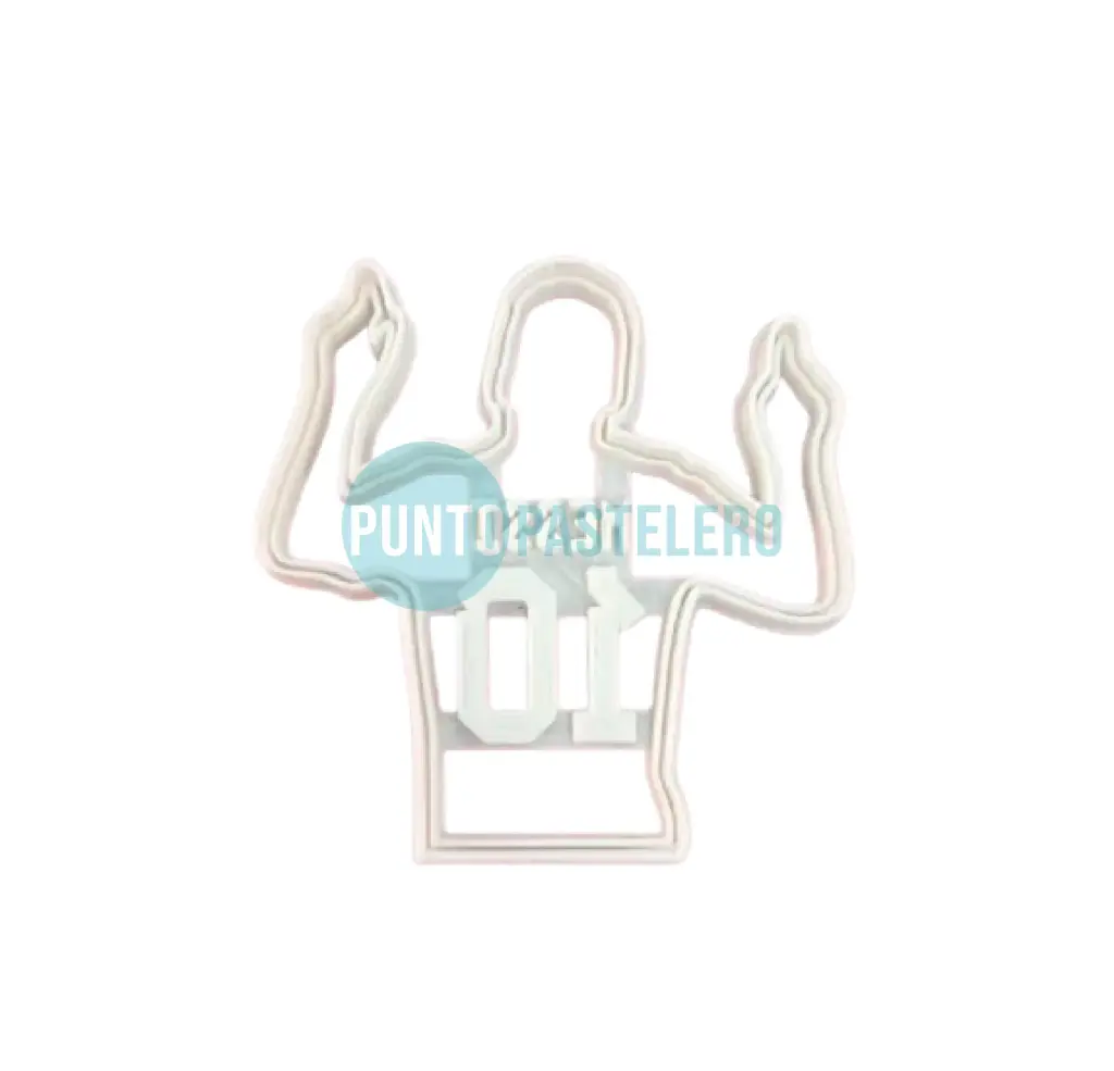 [000000049279] CORTANTE MARCADOR PLASTICO 3D MESSI FESTEJANDO [4-1]