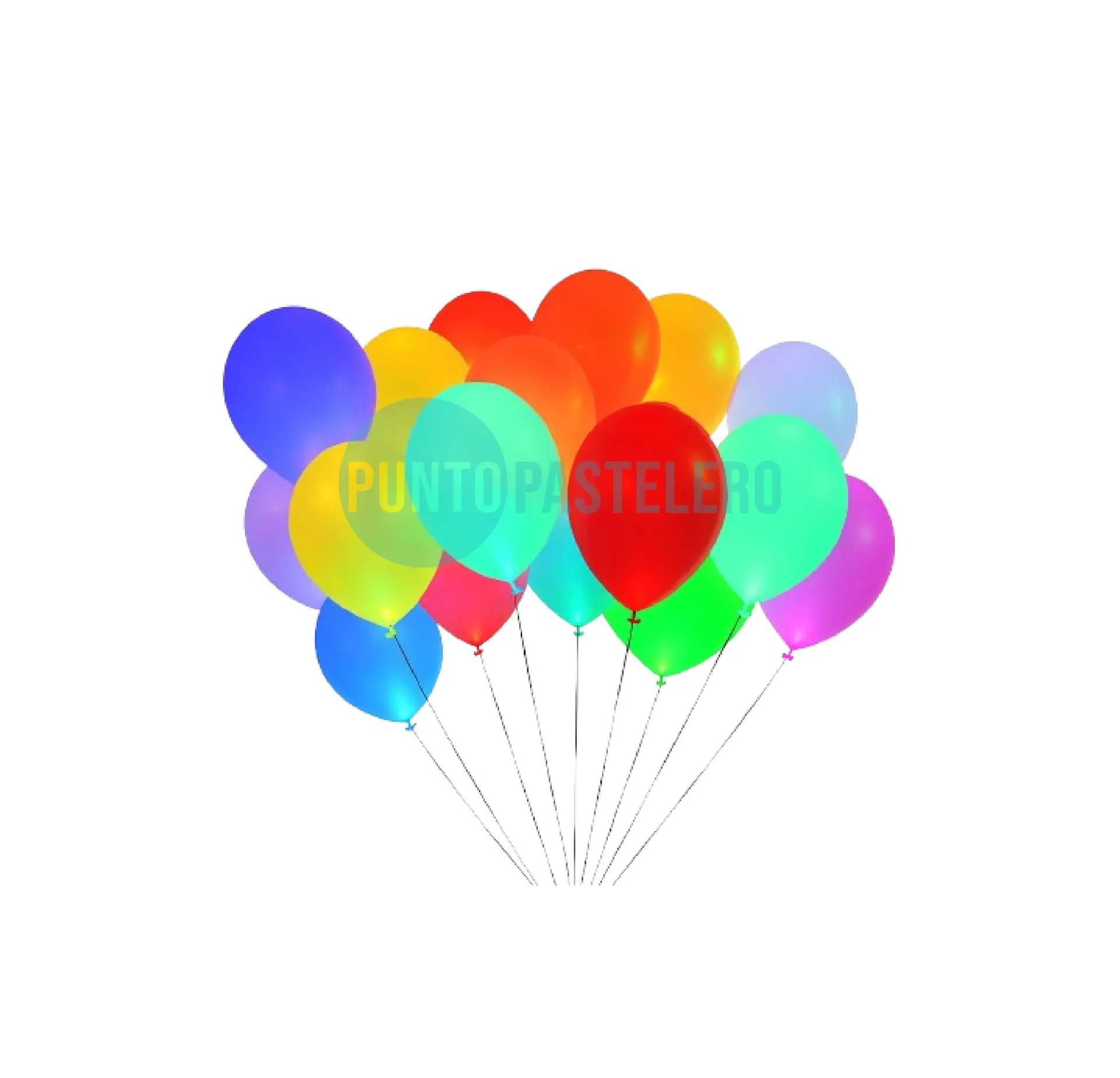 SET GLOBO CON LUZ (5 UNIDADES)