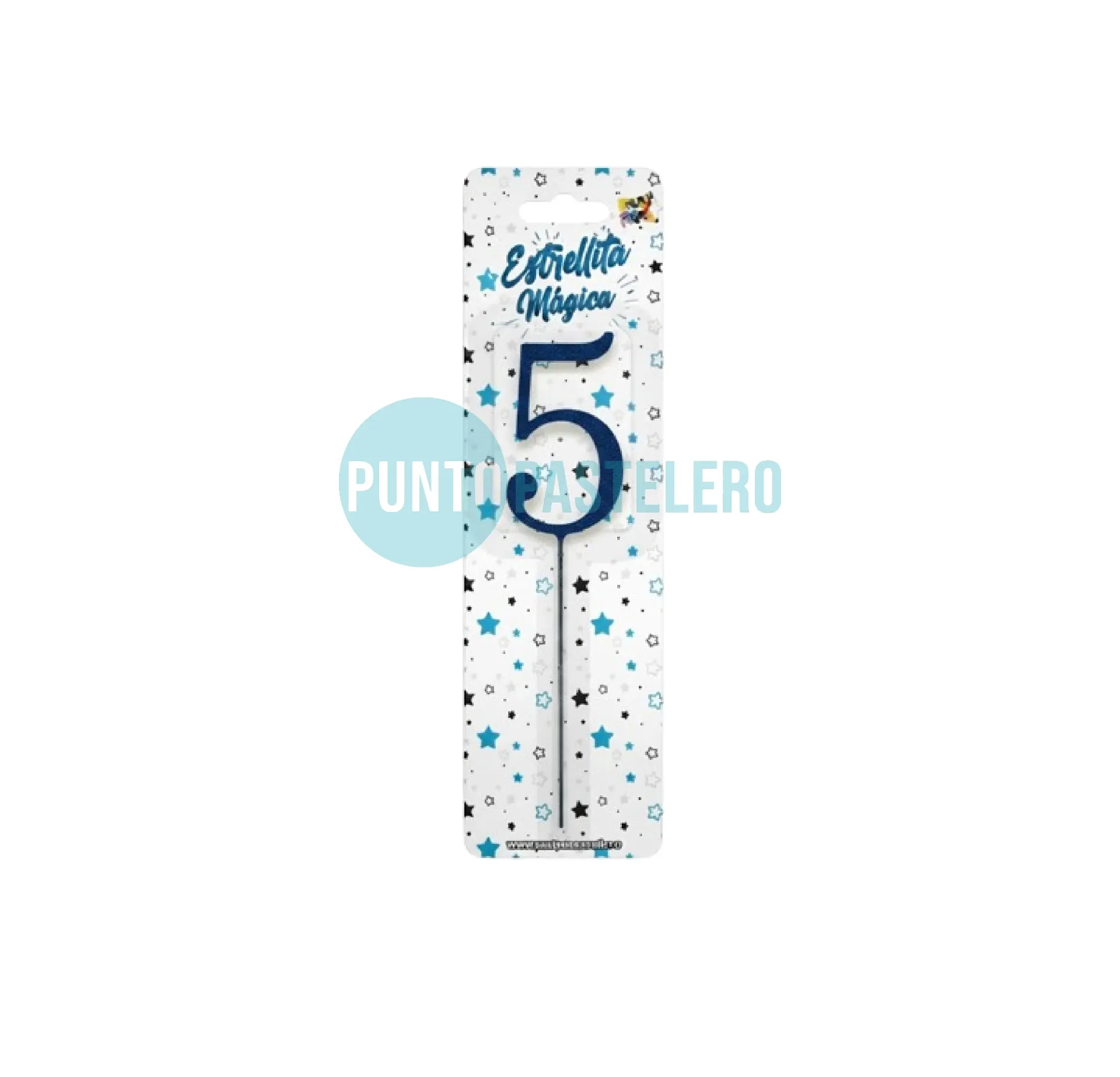 VELA SPARKLER AZUL (N° 5)
