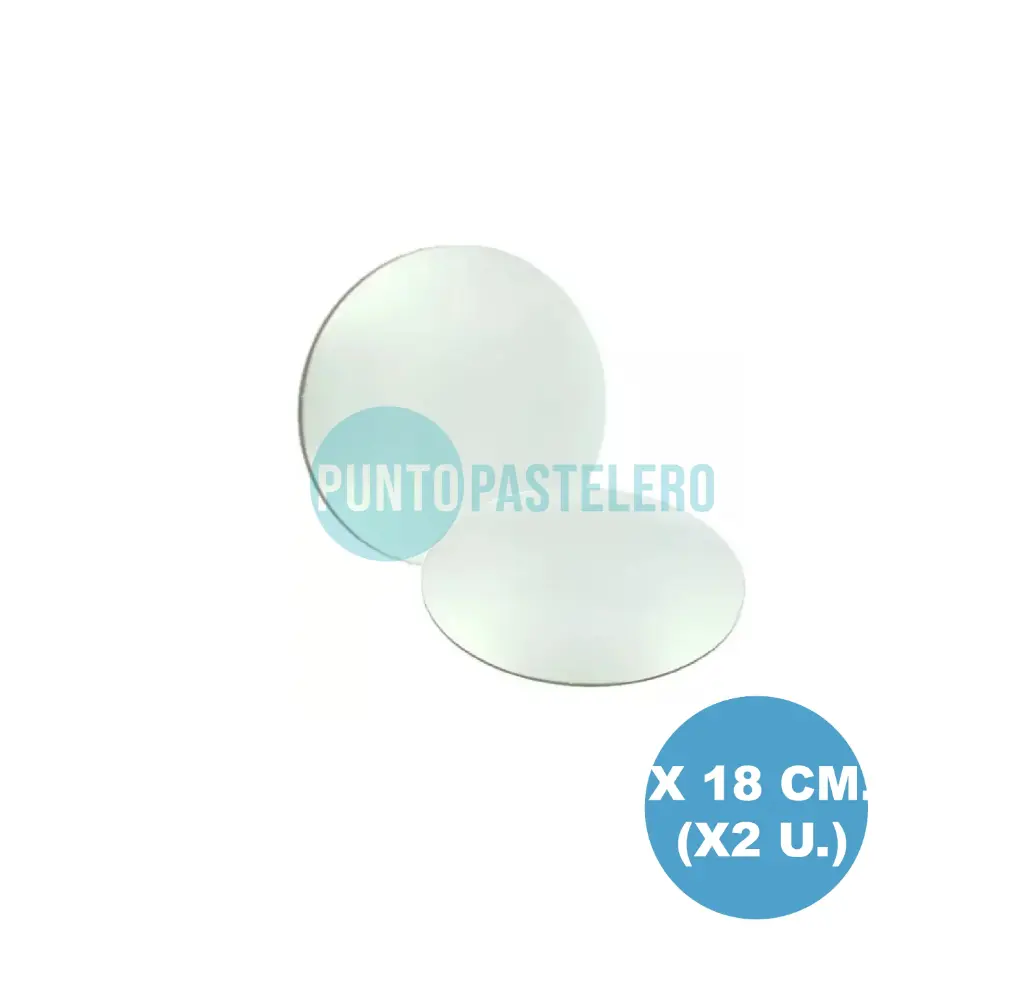 [000000050018] DISCOS GANACHEO SET PARA BORDES PERFECTOS DESIGN 18 CM (2 U.)