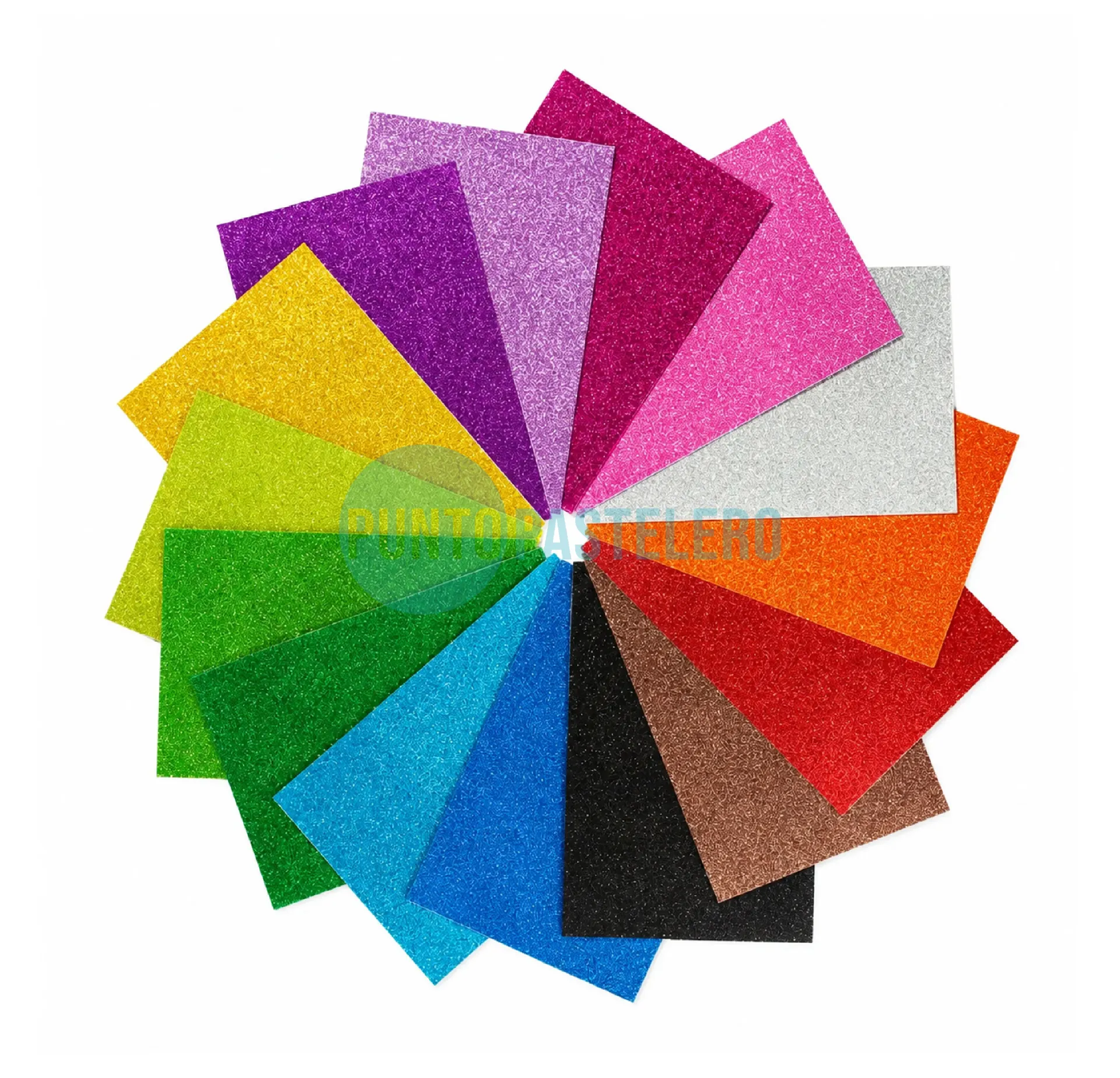 GOMA EVA GIBREADA BRILLO (COLORES SURTIDOS) (60X40 CM)