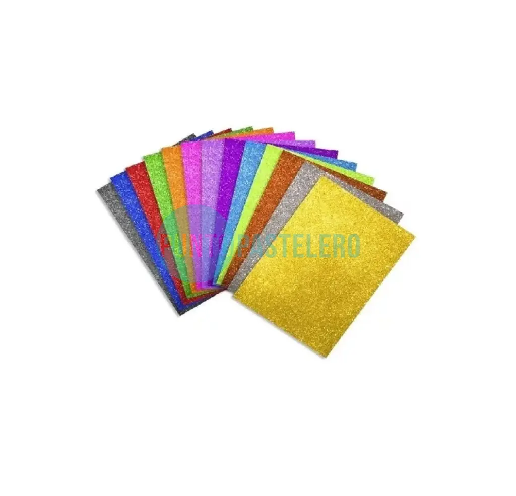 GOMA EVA GIBREADA BRILLO (COLORES SURTIDOS) (60X40 CM)