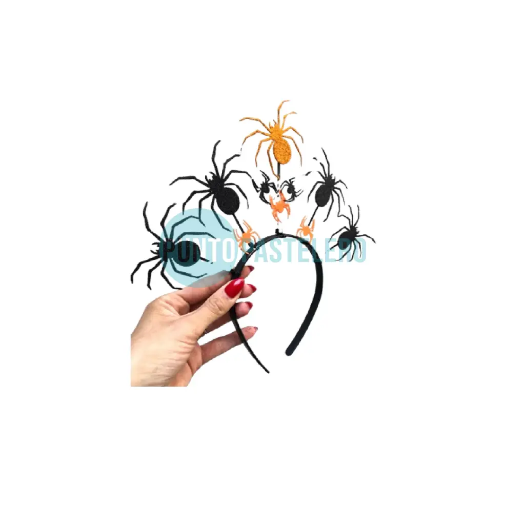 VINCHA HALLOWEEN ARAÑITAS