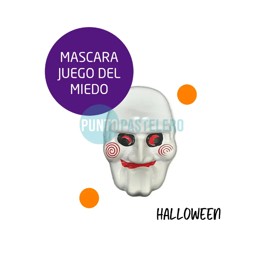 [2371876032272X1] CARETA PLASTICO JUEGO DEL MIEDO