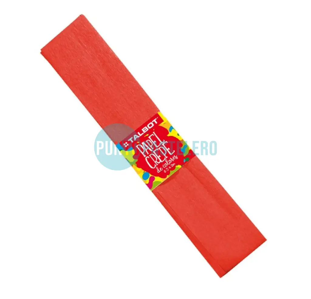 PAPEL CREPE ROJO CREPING