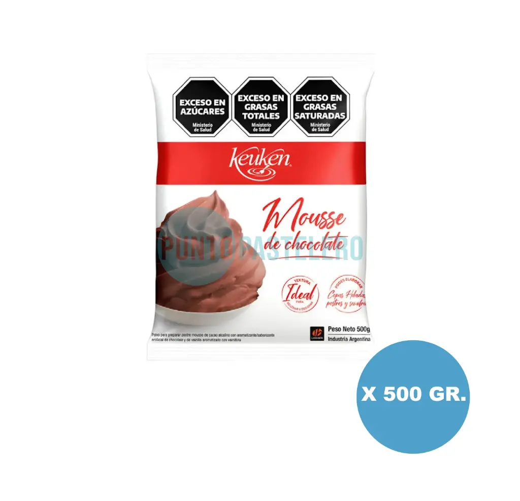 PREMEZCLA MOUSSE DE CHOCOLATE KEUKEN (X 500 GR.)