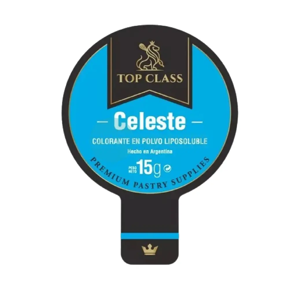 COLORANTE EN POLVO LIPOSOLUBLE TOP CLASS CELESTE