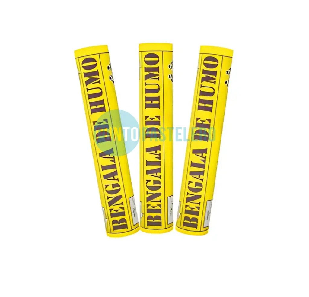 BENGALA DE HUMO AMARILLO