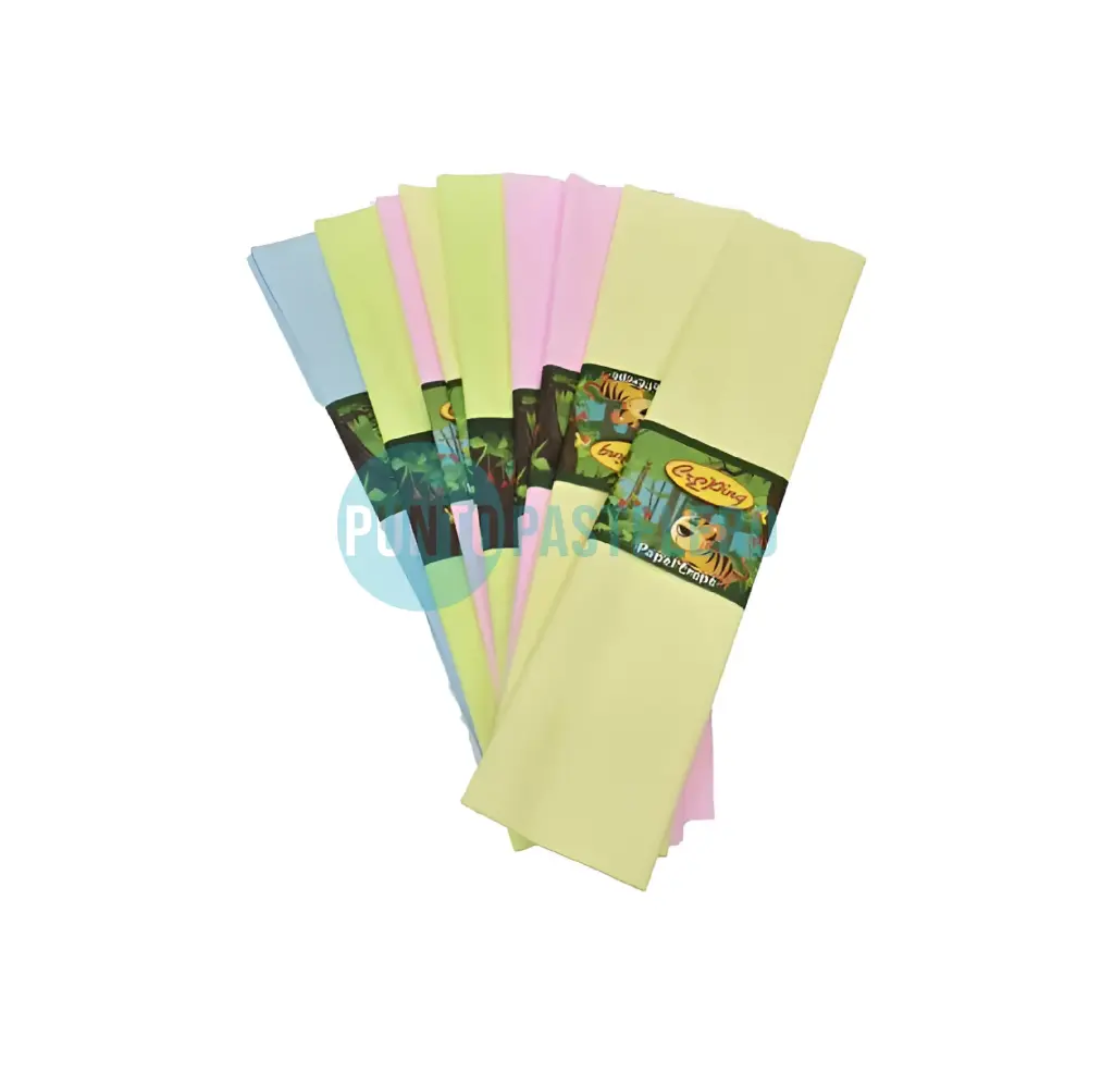 PAPEL CREPE MULTICOLOR CREPING
