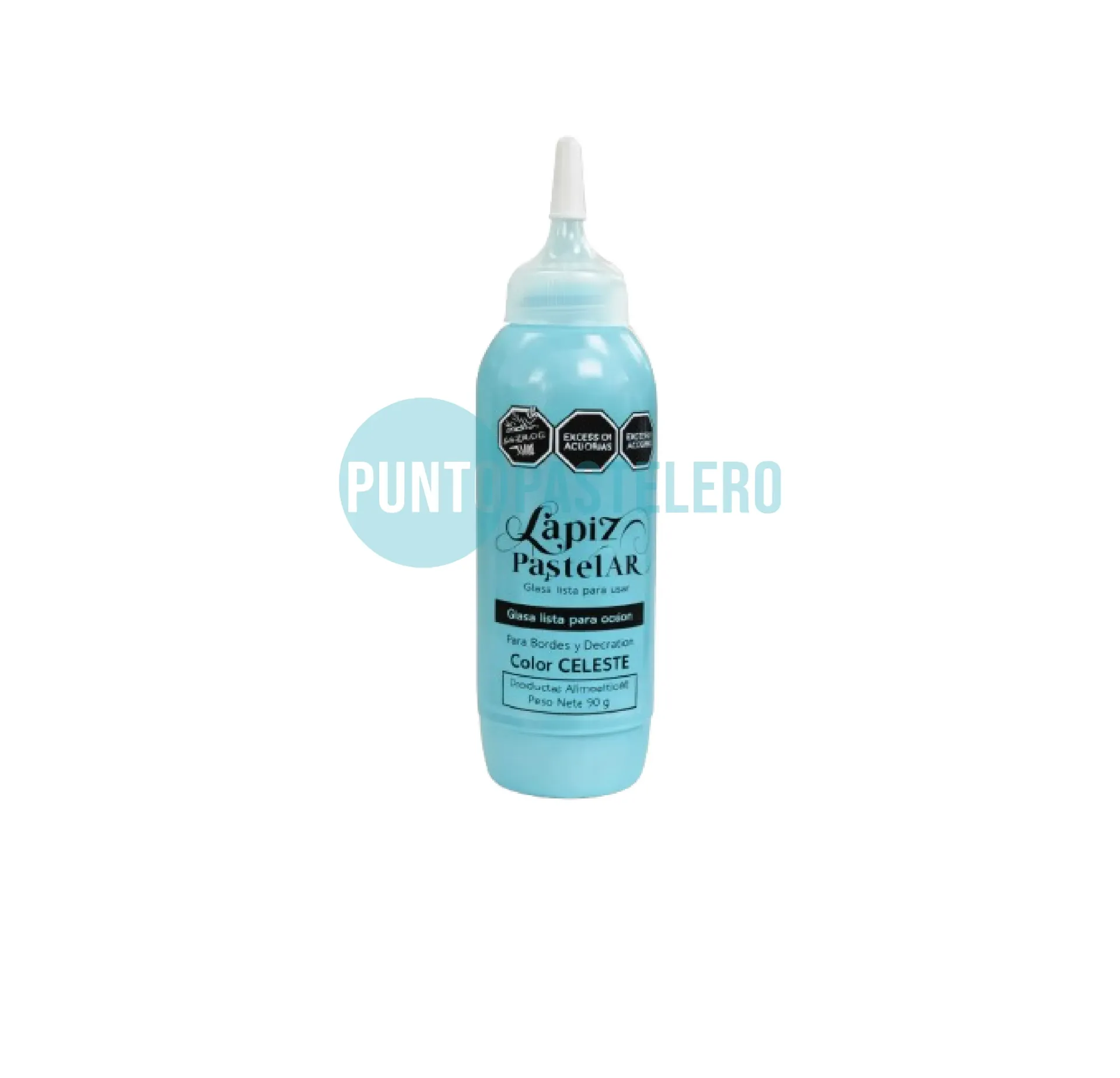 GLASE PASTELAR CELESTE (X 150 GR.)