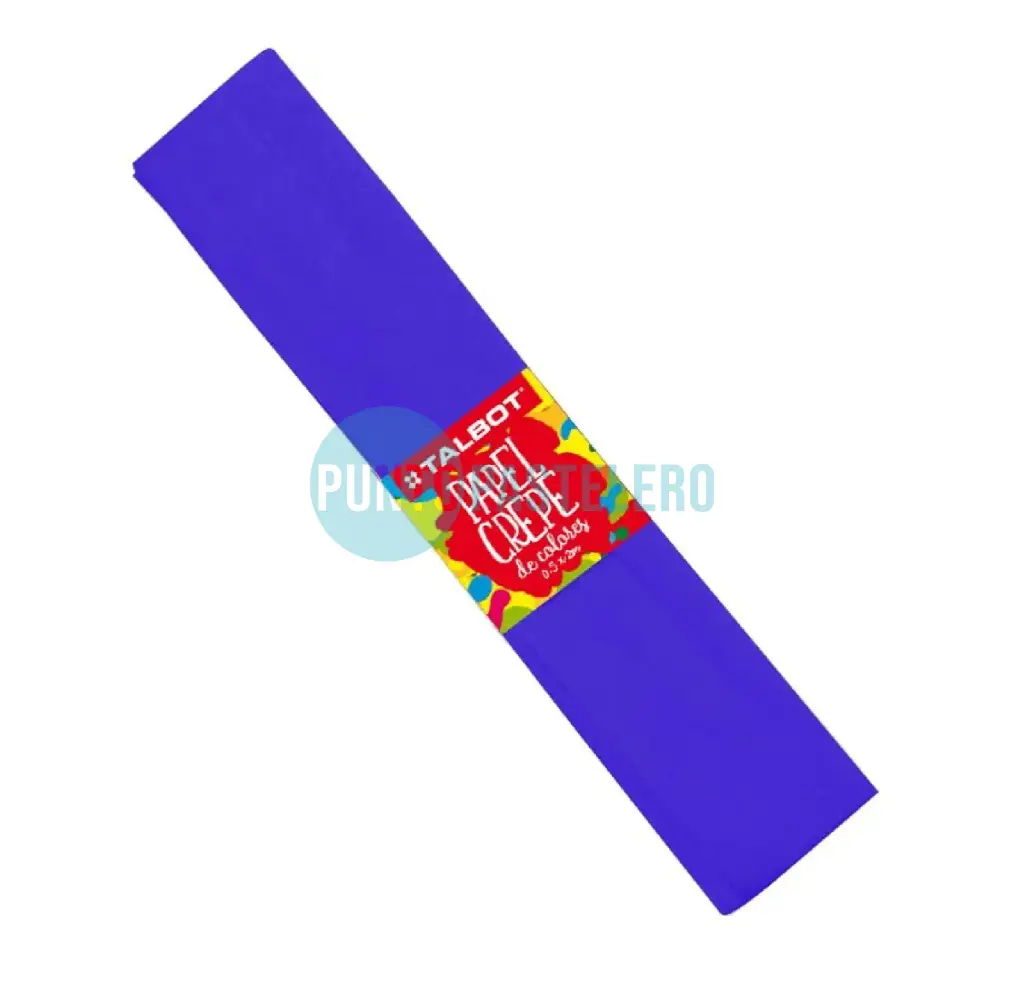 PAPEL CREPE AZUL FRANCIA CREPING