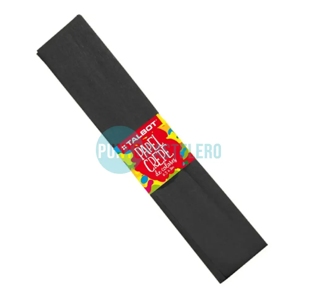 PAPEL CREPE NEGRO CREPING