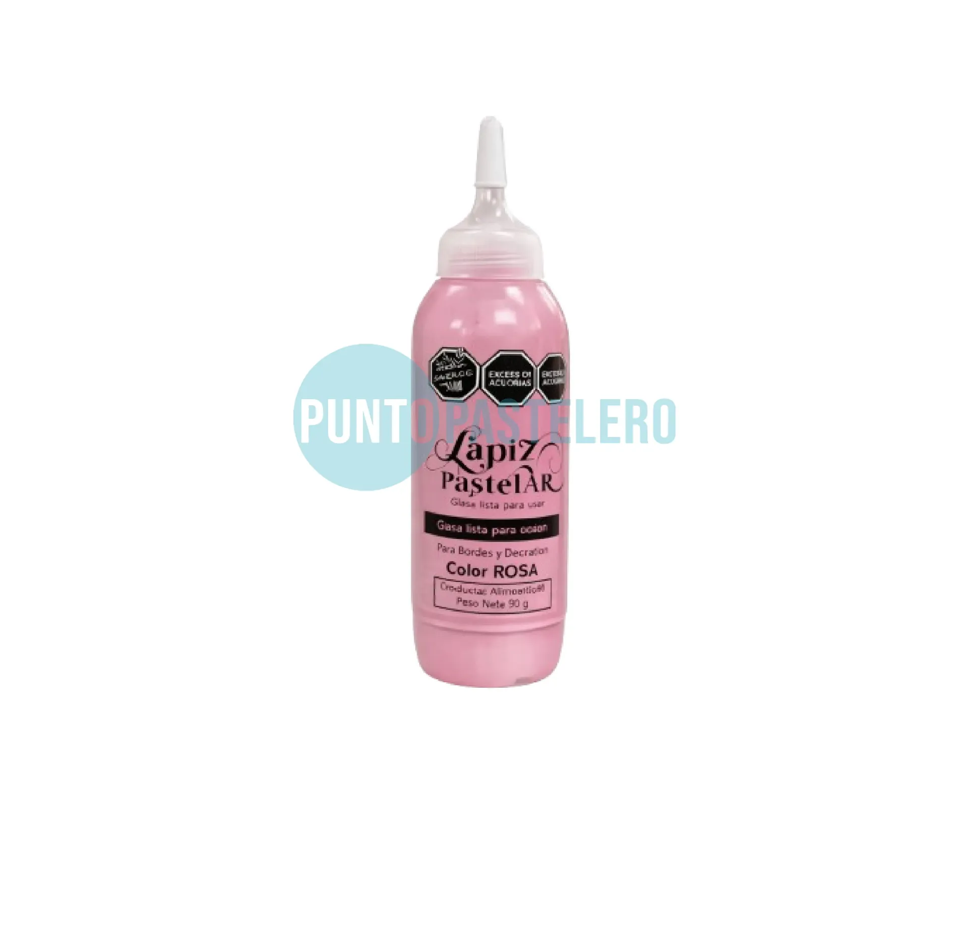 GLASE PASTELAR ROSA (X 150 GR.)