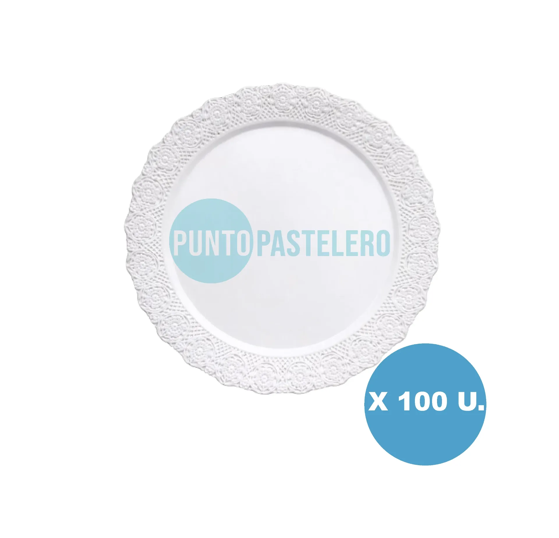 PLATO BLONDA REDONDO N° 24