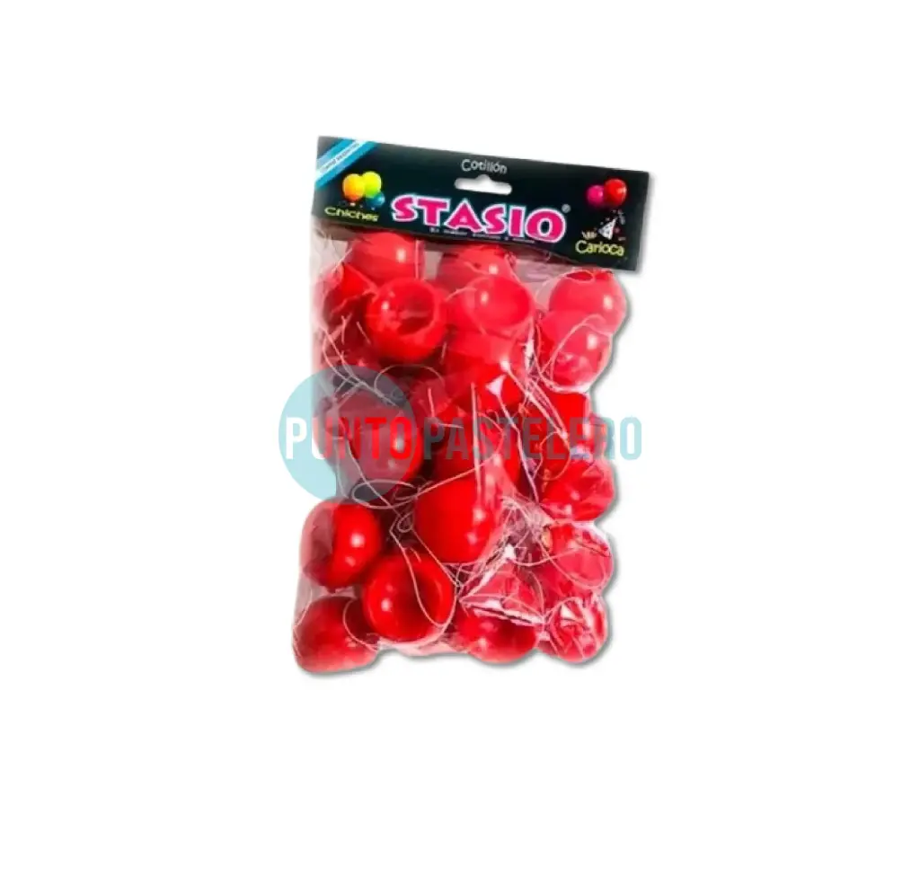 NARIZ PAYASO PLASTICA CON ELASTICO