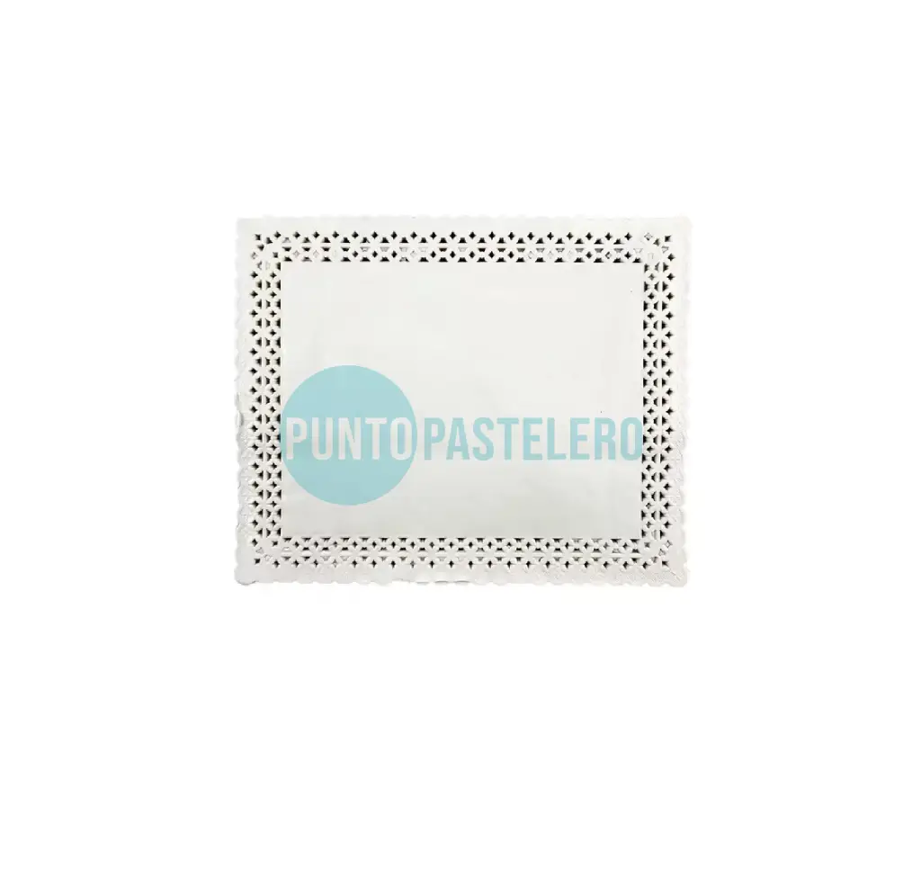 BLONDA RECTANGULAR BLANCA (21X27 CM) (X 10 U.)