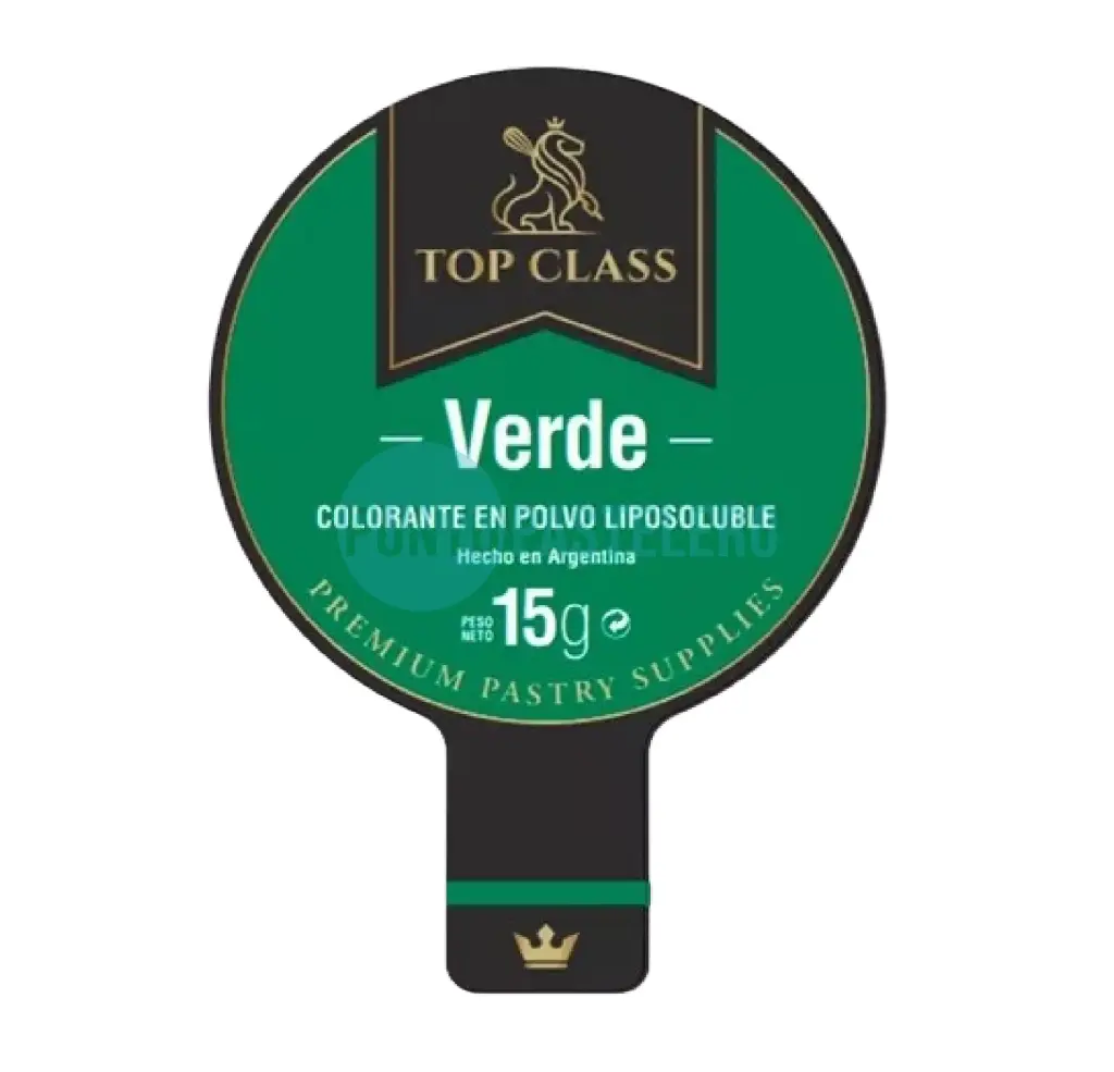 COLORANTE EN POLVO LIPOSOLUBLE TOP CLASS VERDE LIMA