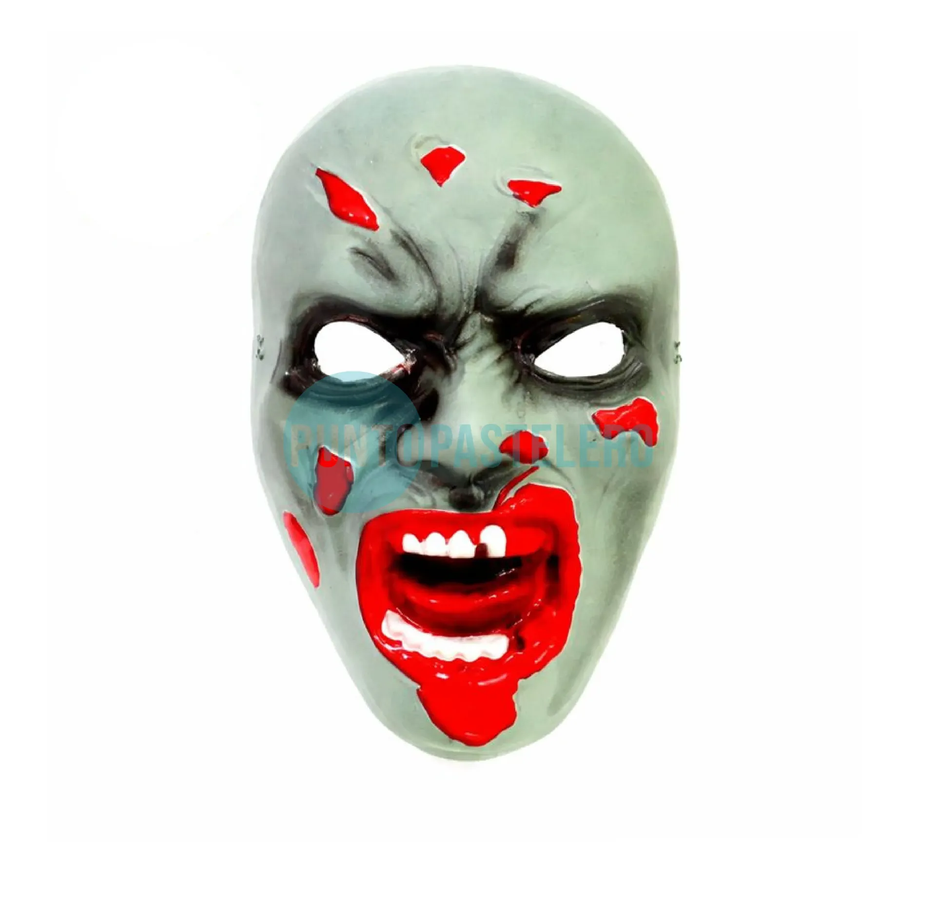 CARETA PLASTICO ZOMBIE REAL