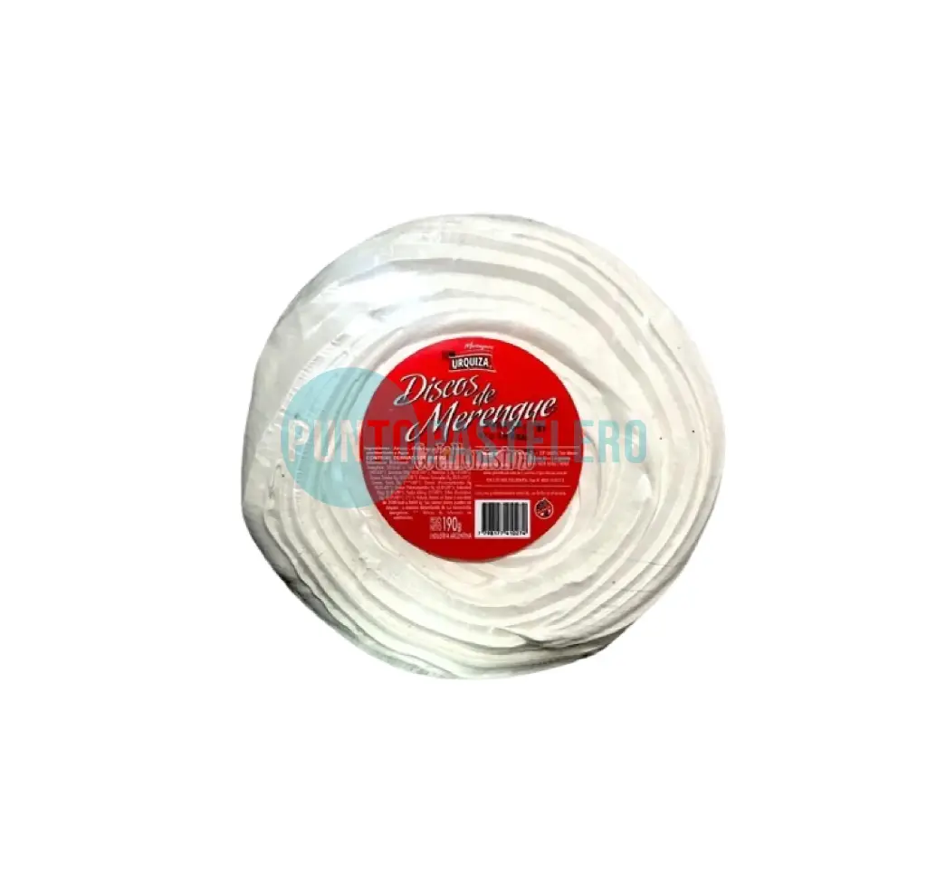 DISCO DE MERENGUE URQUIZA (X 190 GR.) (SIN TACC)