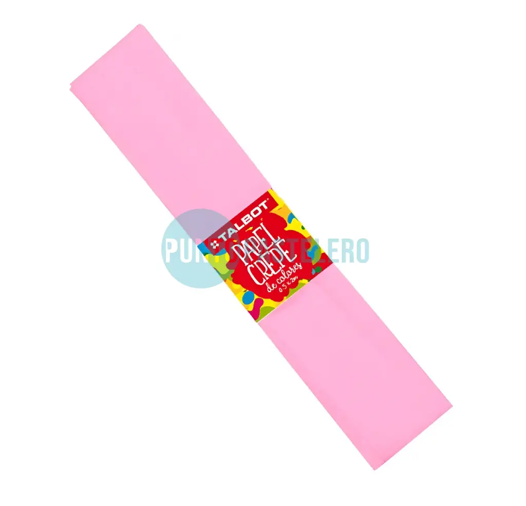 PAPEL CREPE ROSA PASTEL CREPING