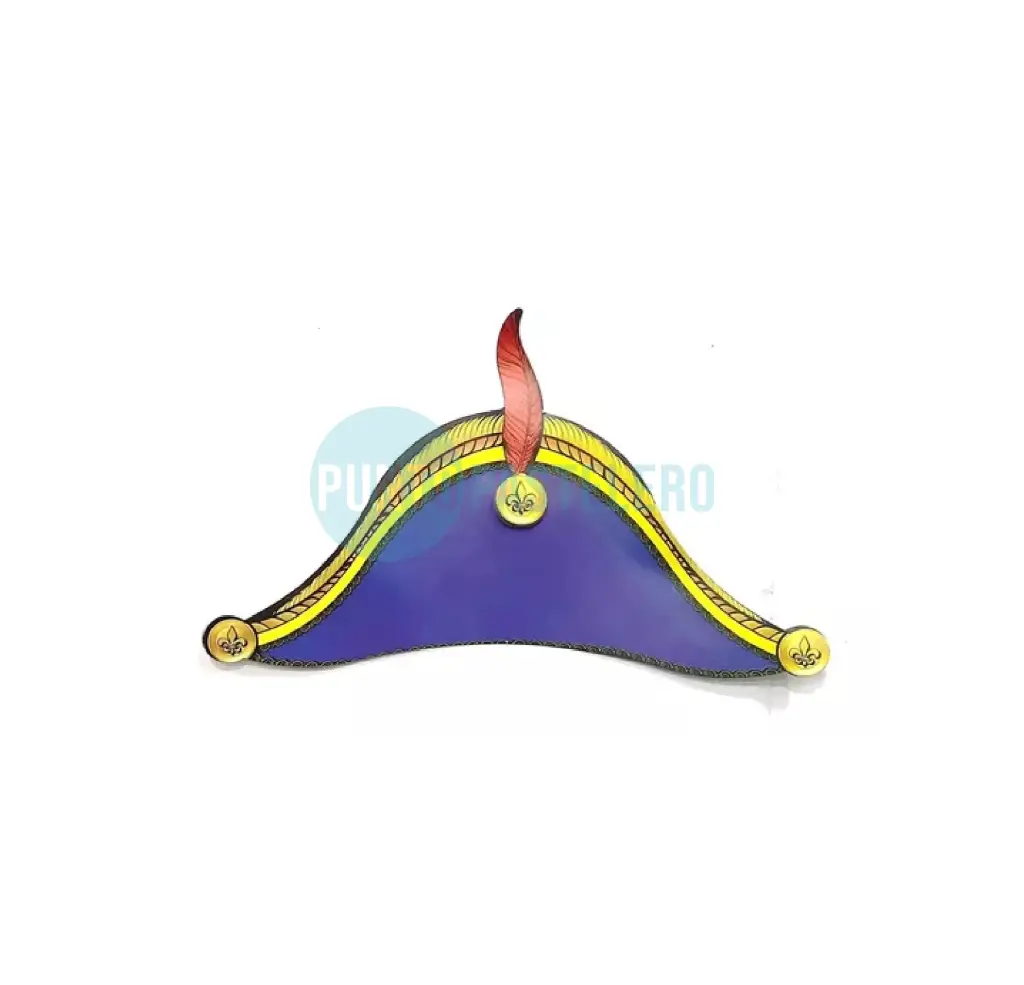 GORRO BICORNIO SAN MARTIN CARTULINA