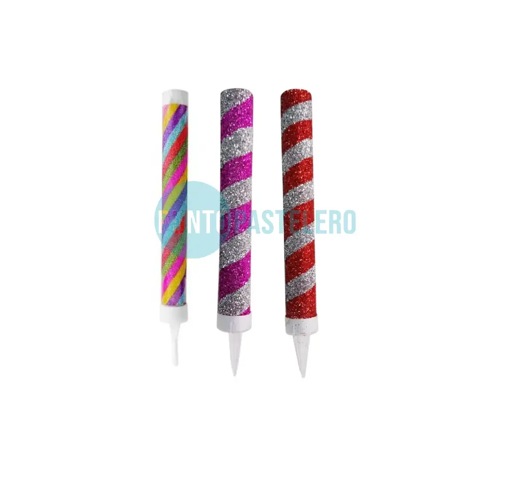 BENGALA PREMIUM CON BRILLO RAYAS (COLORES VARIOS)