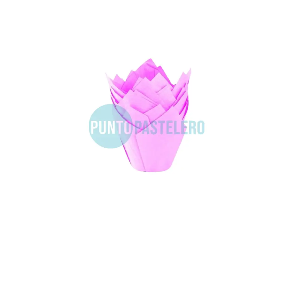 TULIPAS DE PAPEL ROSA MOLDPACK (X 10 U.)