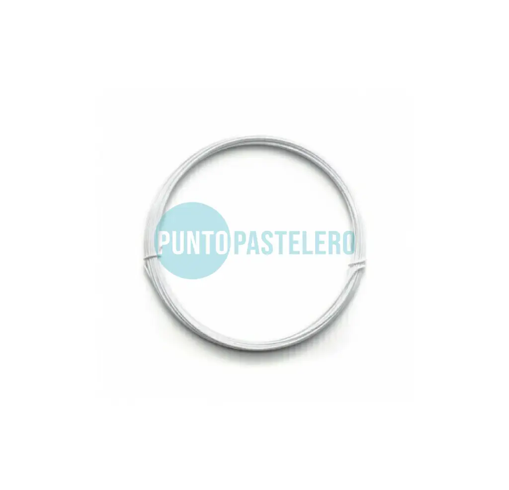 ALAMBRE FORRADO BLANCO N°20 (X 5 MT.)