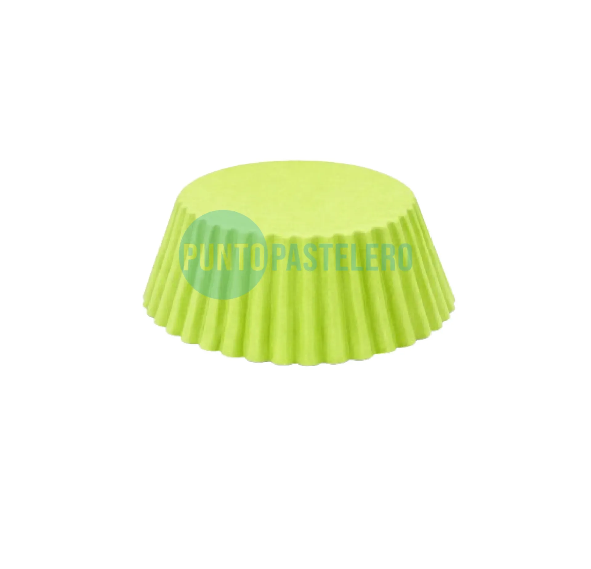 PIROTIN PARA CUPCAKE N°8 VERDE MANZANA (X 10 U.)