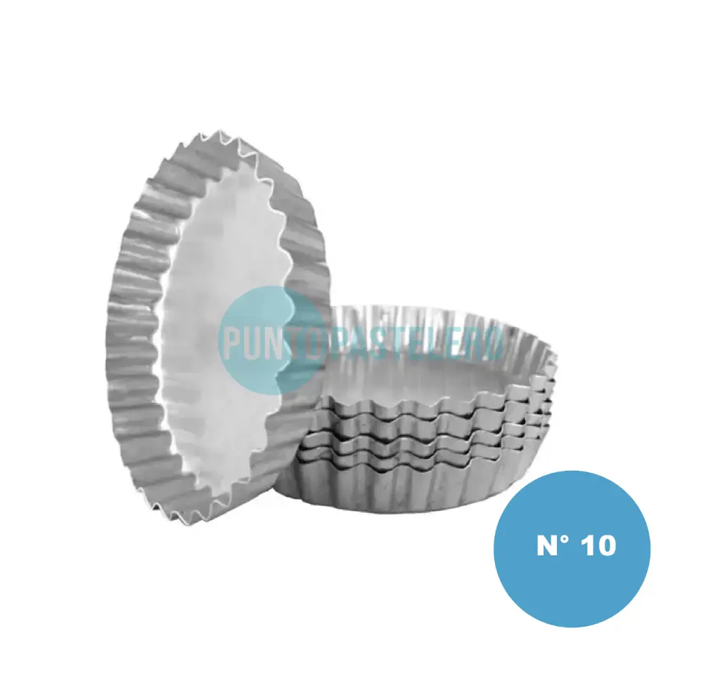 PASTAFROLA FIJA HOJALATA Nº10 (8CM) (CA)